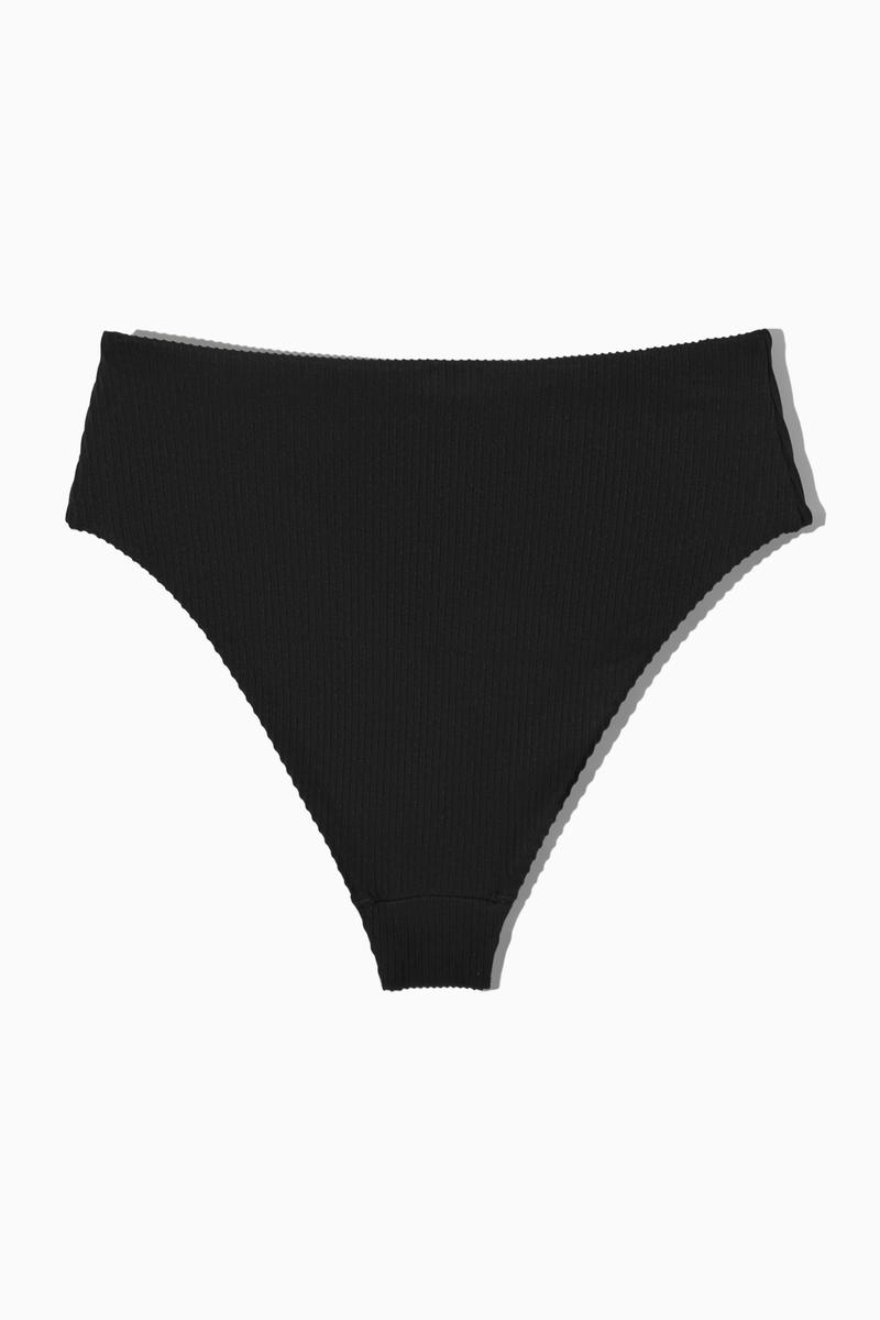 HIGH WAISTED RIBBED BIKINI BRIEFS ハイウエスト リブニットビキニブリーフCOS コス 公式オンラインストア