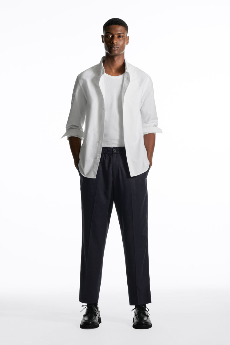 relaxed fit trousers