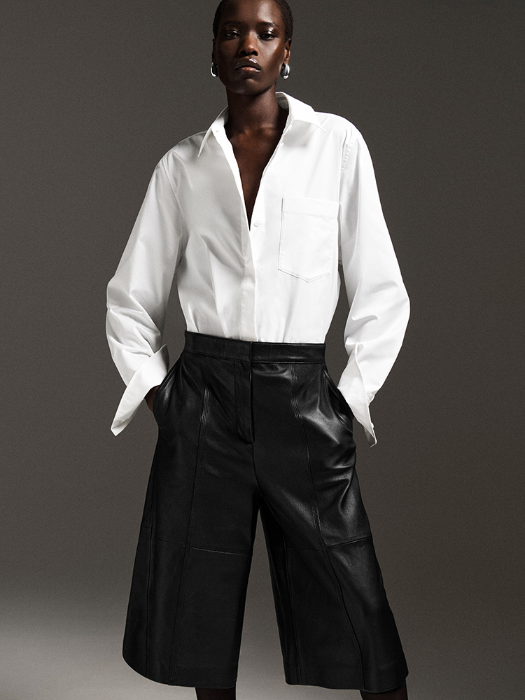  LEATHER CULOTTES