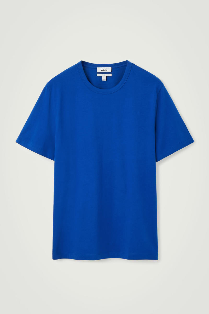 BRUSHED COTTON T-SHIRT レギュラーフィット ブラッシュドコットンTシャツ｜COS コス 公式オンラインストア