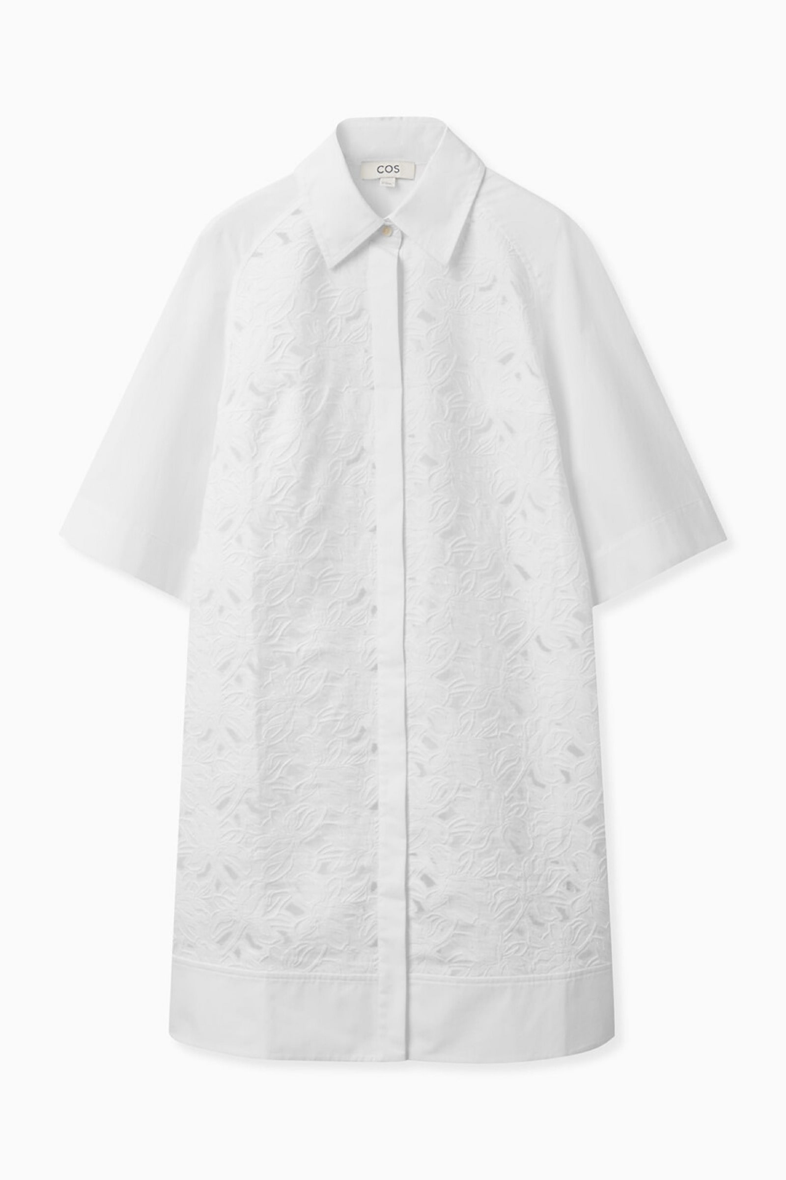 FIL COUPÉ SHIRT DRESS