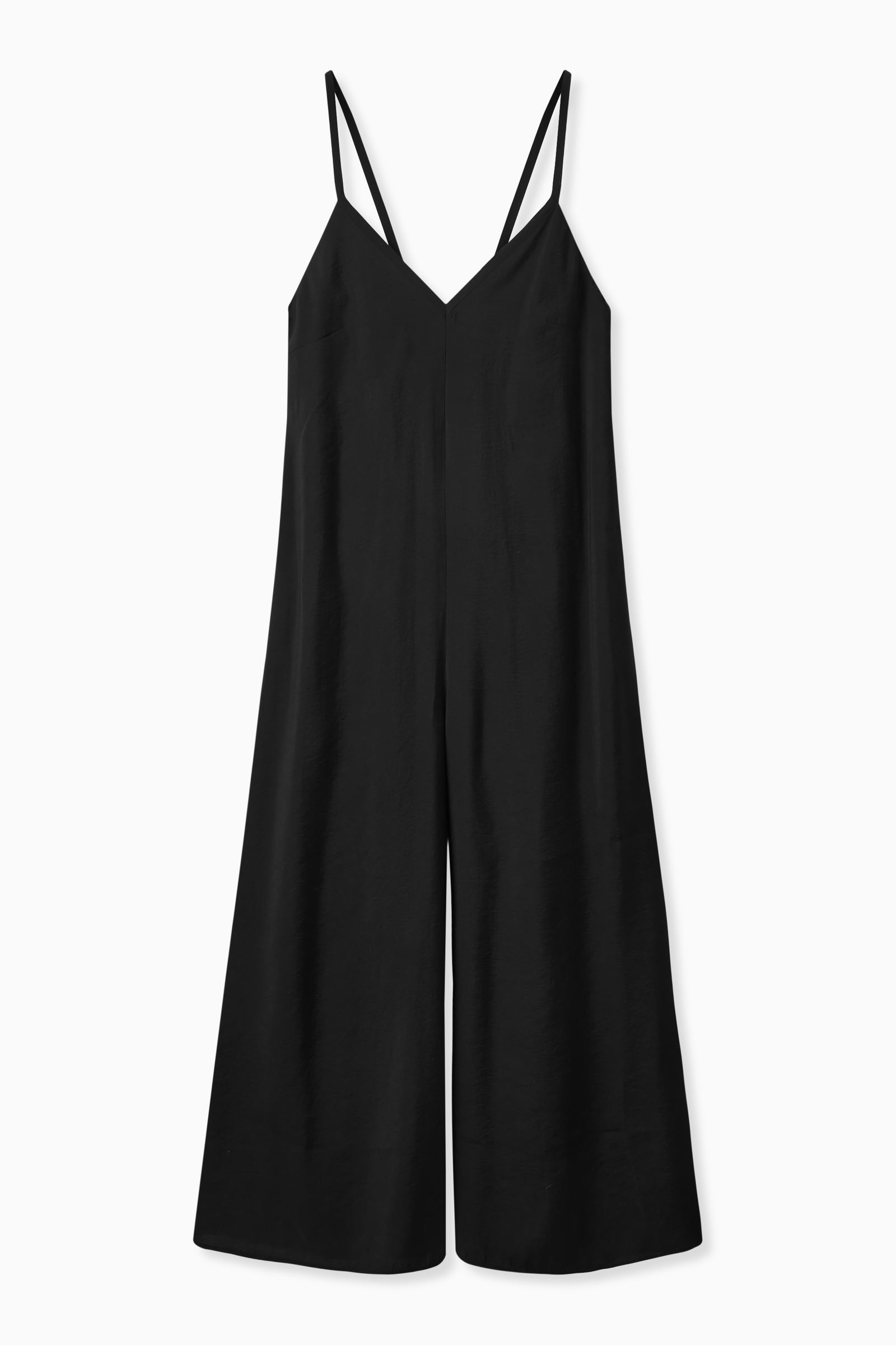 V-NECK WIDE LEG JUMPSUIT Vネックワイドレッグジャンプスーツ｜COS