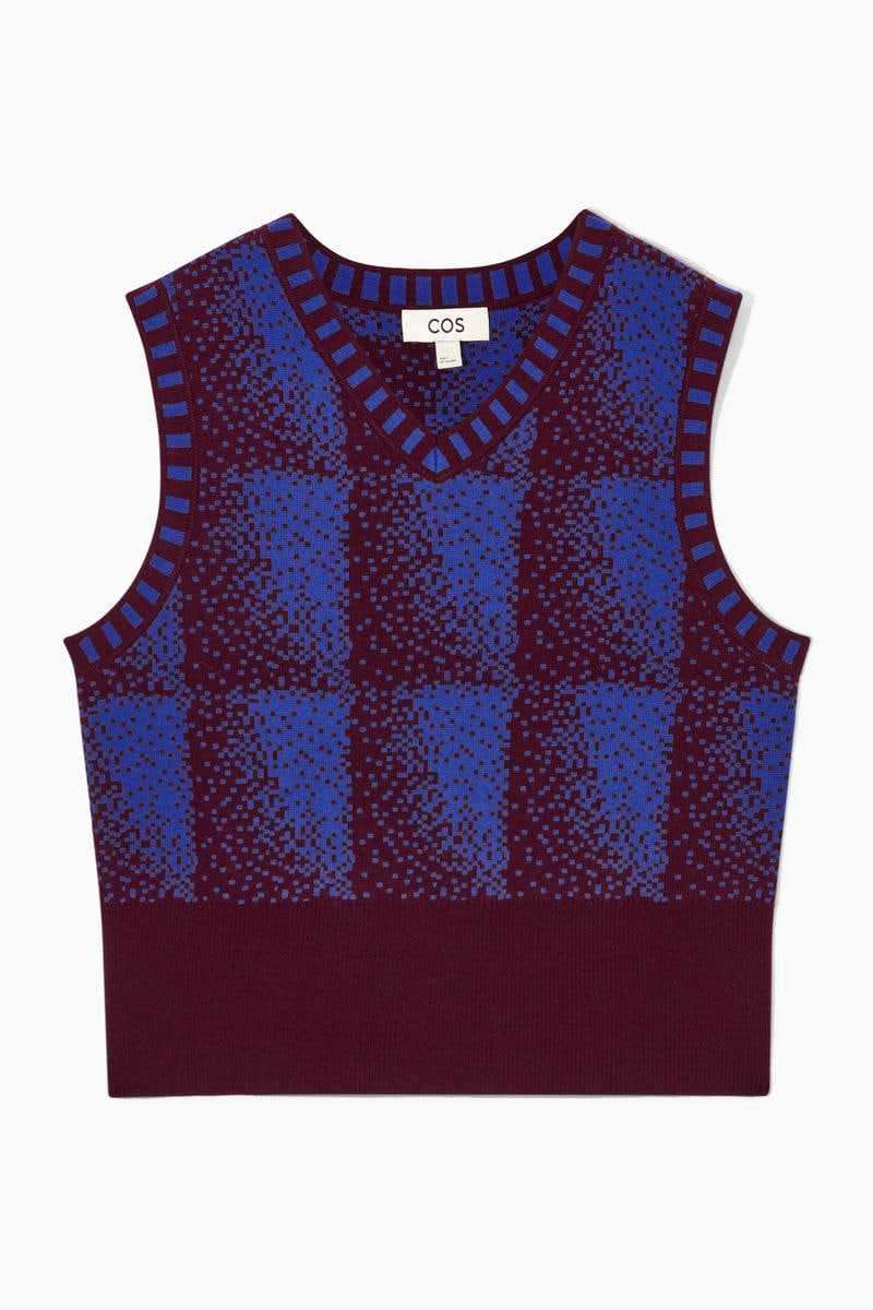 MERINO WOOL JACQUARD VEST メリノウールジャカードベスト｜COS コス 公式オンラインストア