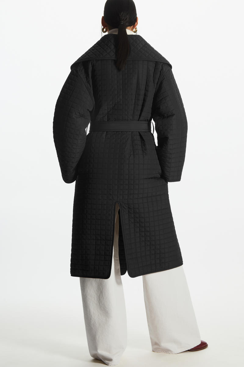 LONGLINE QUILTED LINER COAT