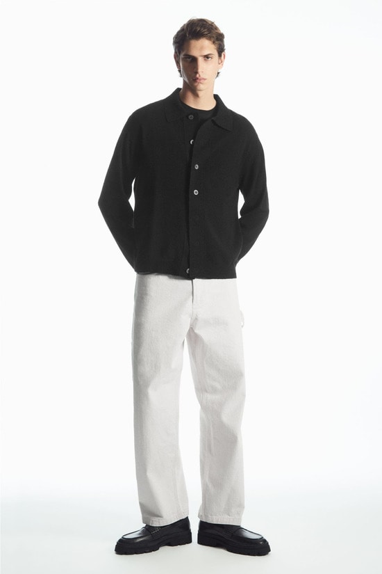 HAIRY-KNIT OVERSHIRT