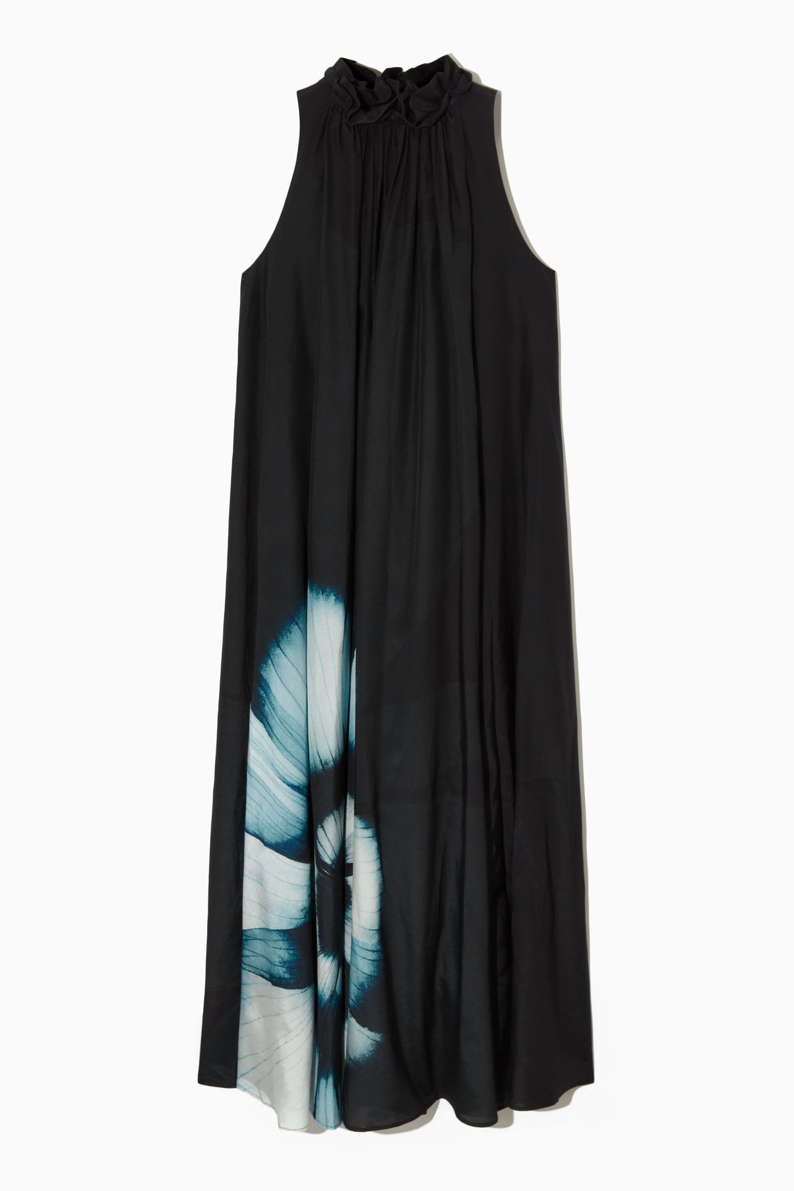 DIGITAL-PRINT FLORAL SILK-BLEND MAXI DRESS デジタル