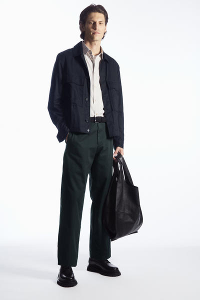 STRAIGHT-LEG RELAXED UTILITY TROUSERS ストレートレッグ リラックス