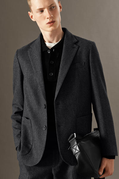 HERRINGBONE WOOL BLAZER - REGULAR ヘリンボーンウールブレザー