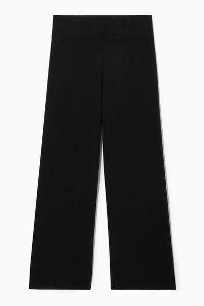 WIDE-LEG PURE CASHMERE TROUSERS ワイドレッグピュアカシミヤパンツ｜COS コス 公式オンラインストア