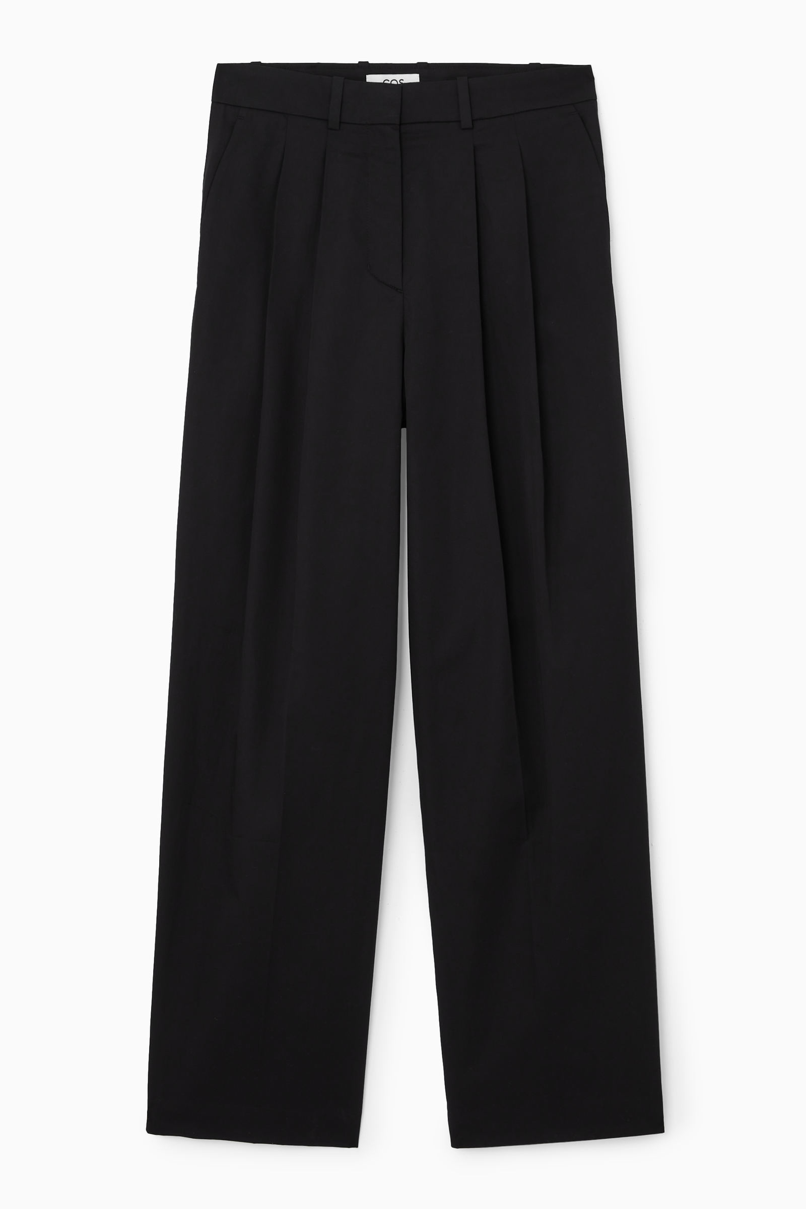 WIDE-LEG TAILORED TWILL TROUSERS ワイドレッグテーラードツイル 