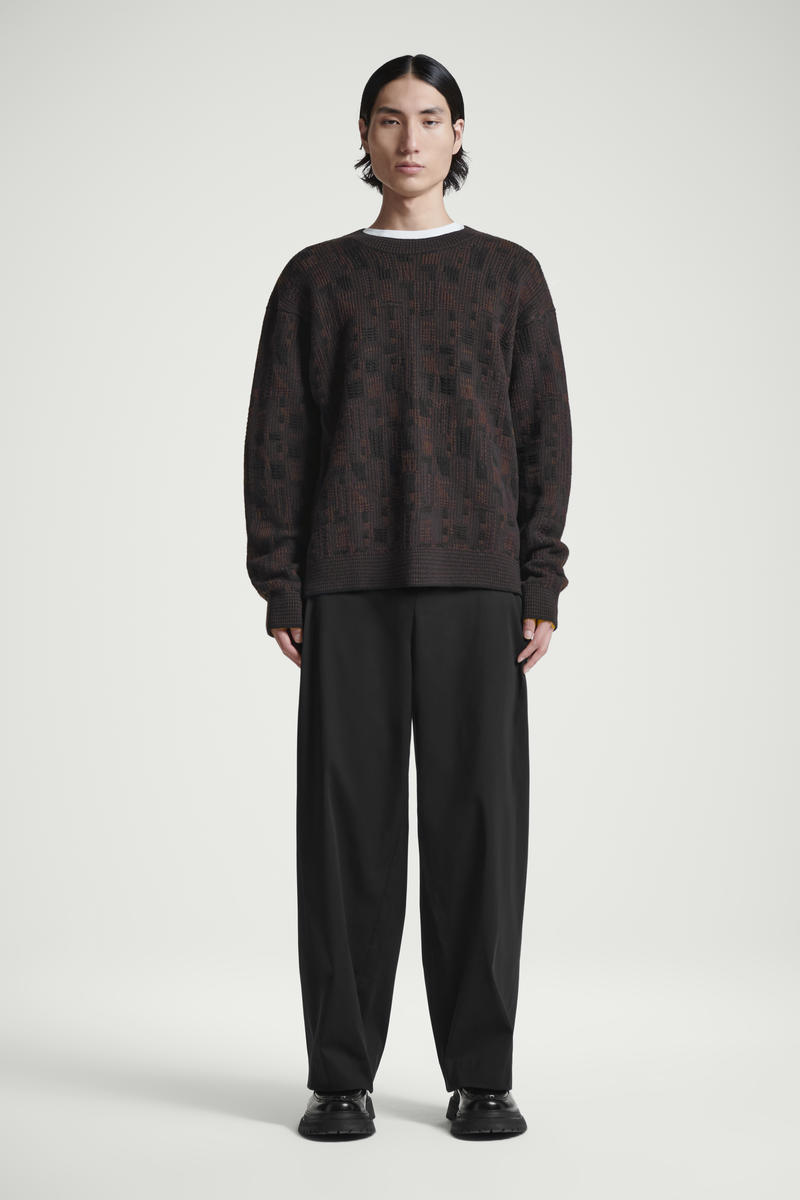 GEOMETRIC JACQUARD-KNIT JUMPER