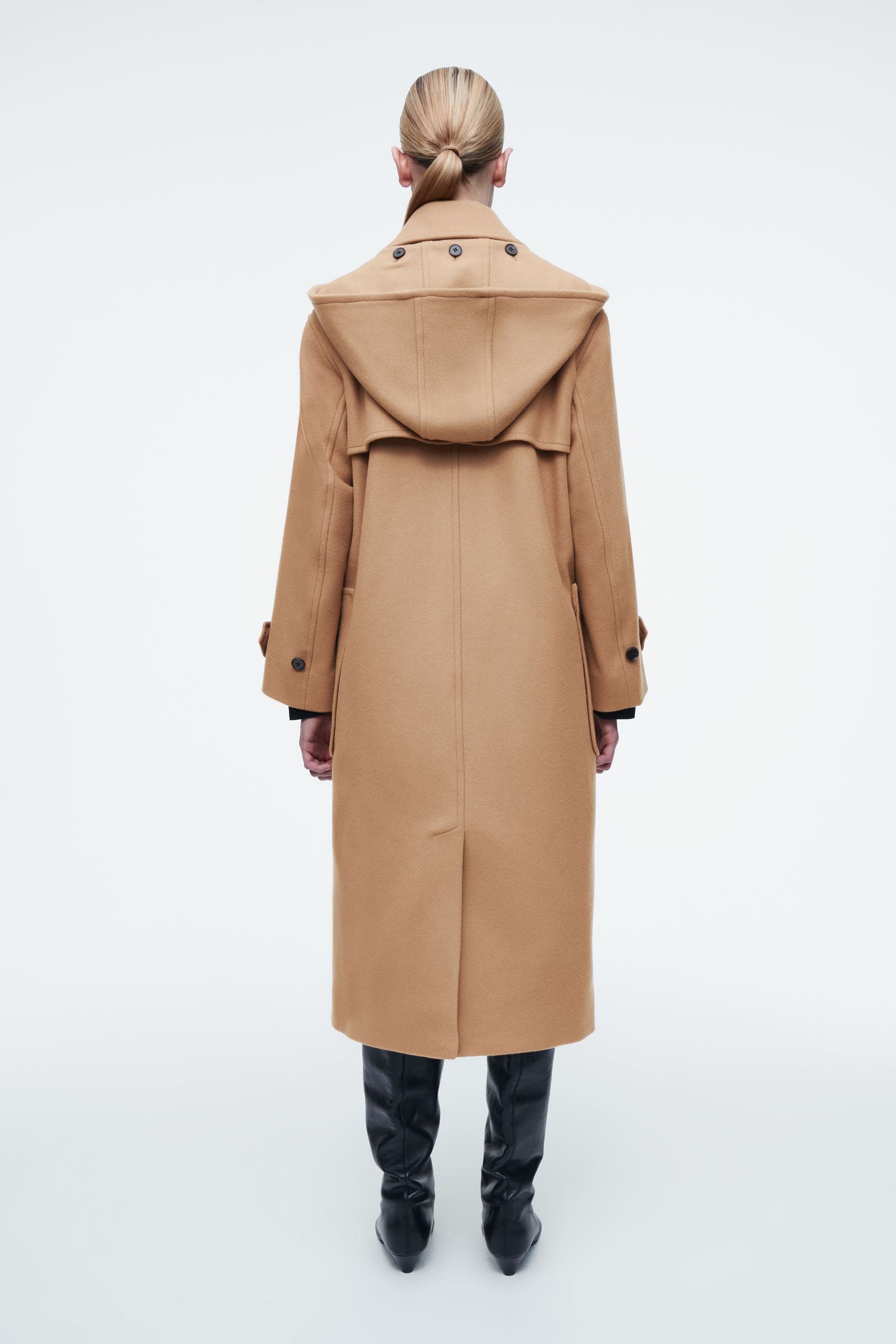 HOODED WOOL DUFFLE COAT フード付きウールダッフルコート｜COS コス 公式オンラインストア