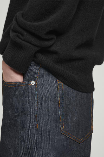 COS MARGIN RAW SELVEDGE JEANS - テーパード