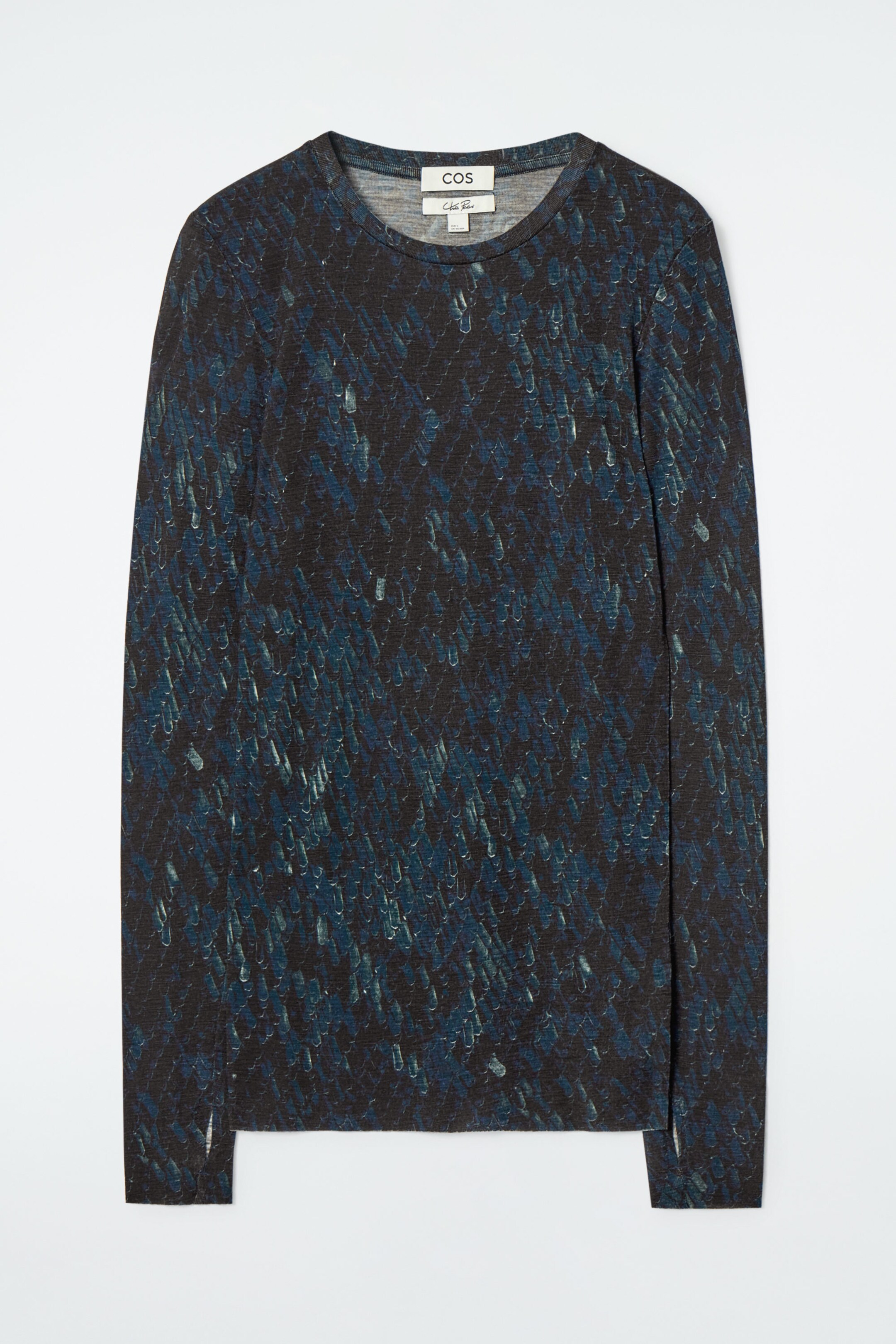 CREW-NECK MERINO WOOL TOP