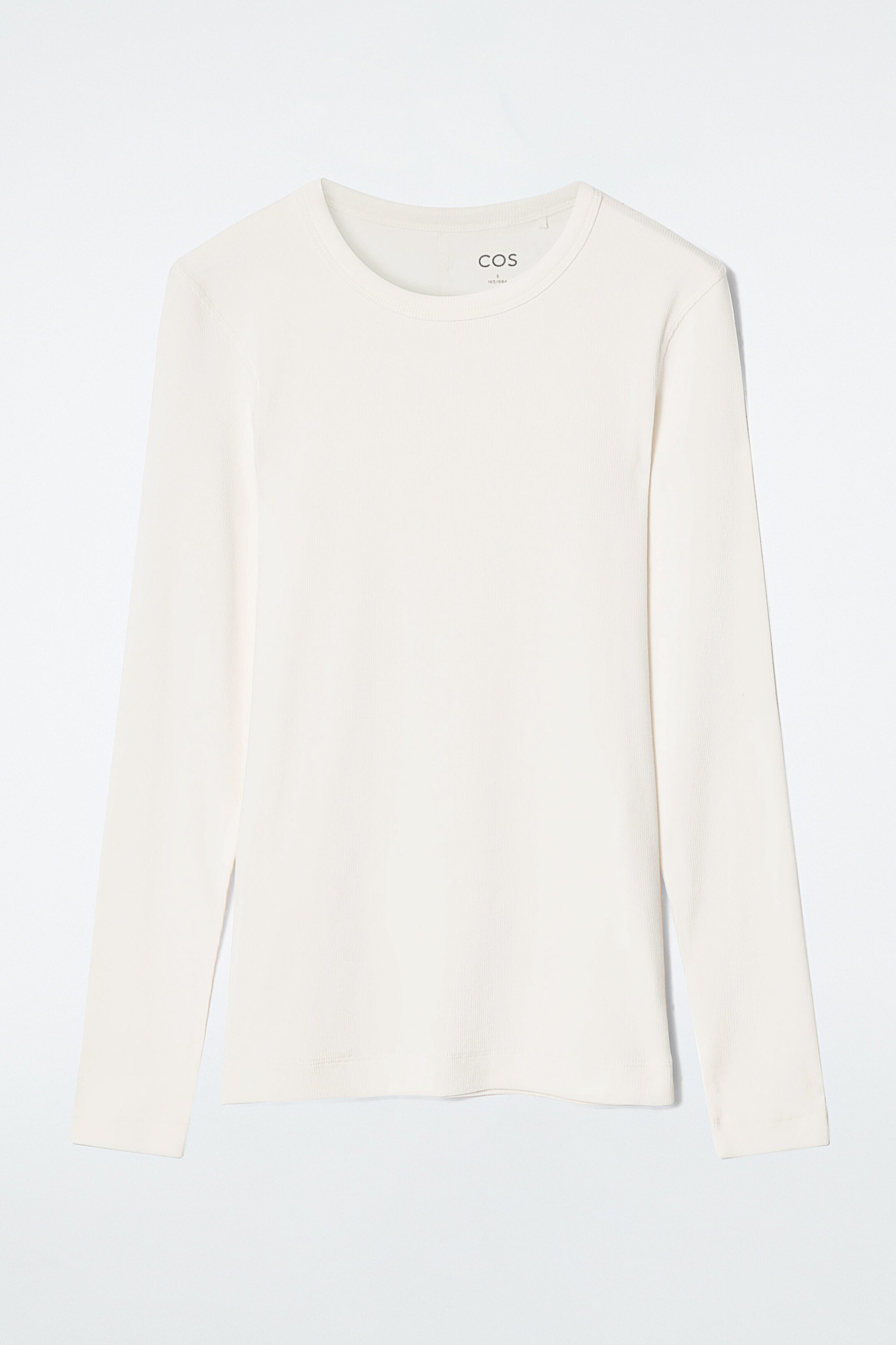 RIBBED JERSEY LONG-SLEEVED TOP