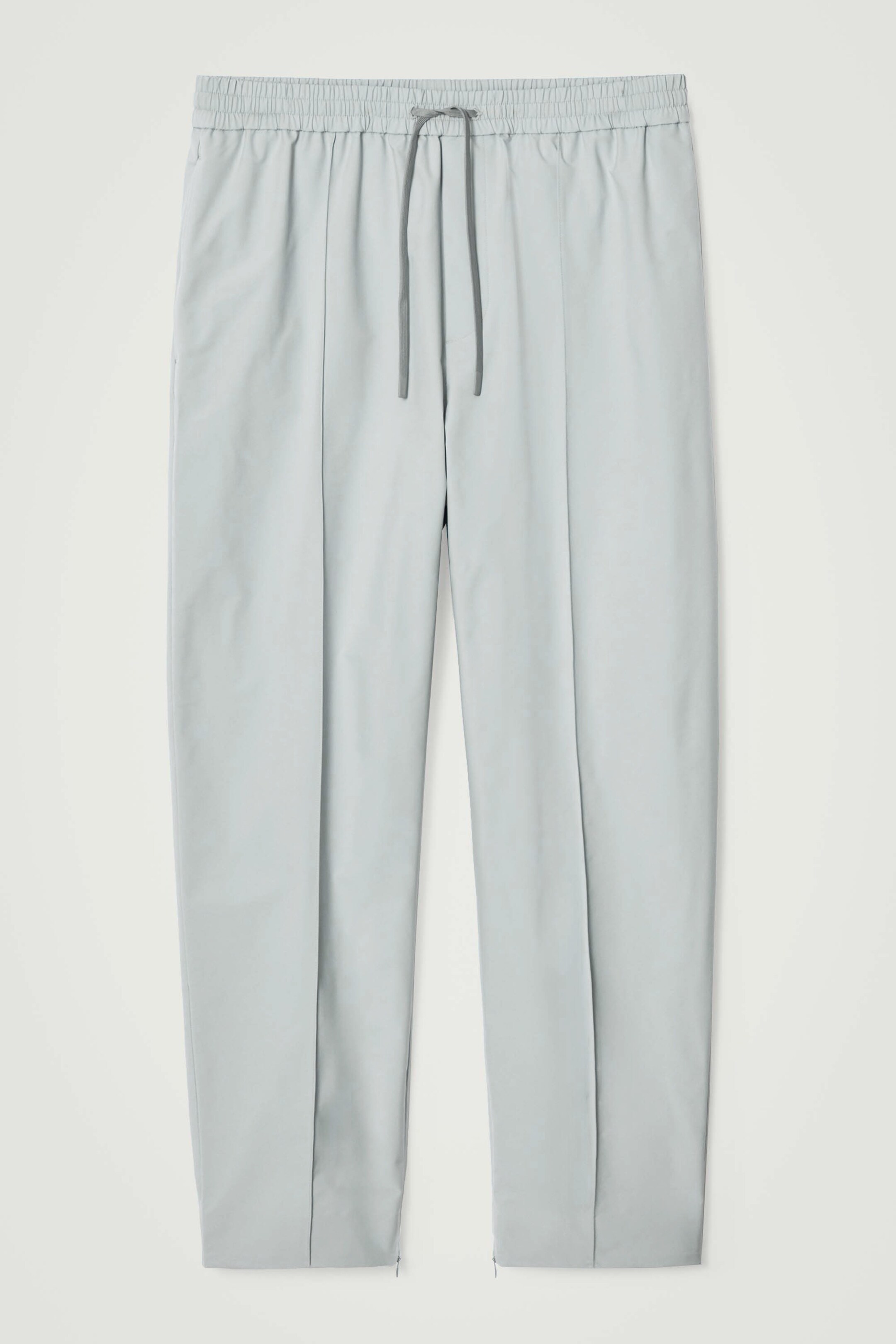 PINTUCKED TAPERED TRACK PANTS