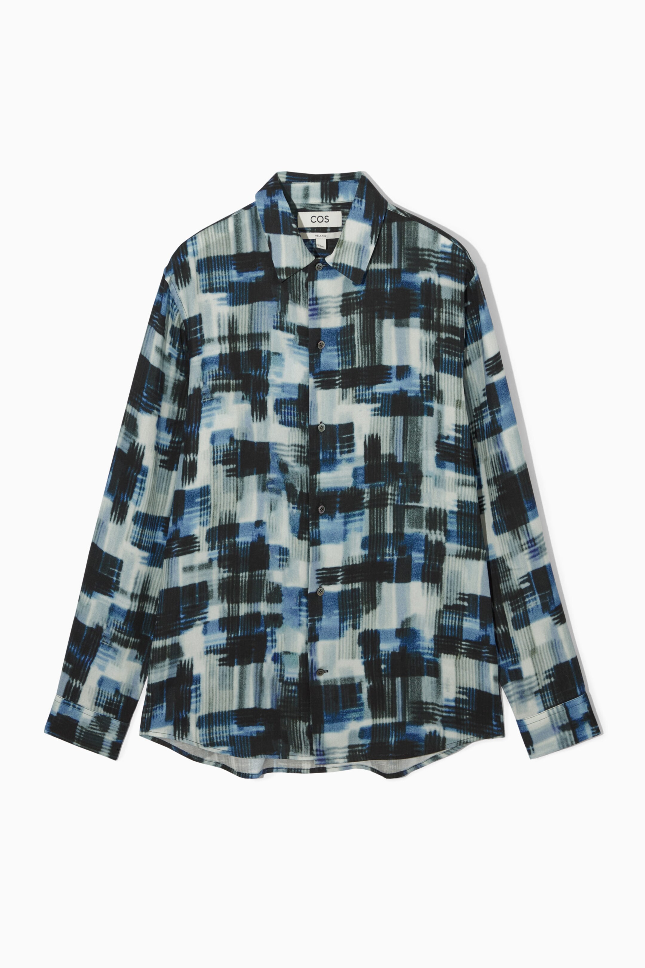 BRUSHSTROKE-PRINT SHIRT