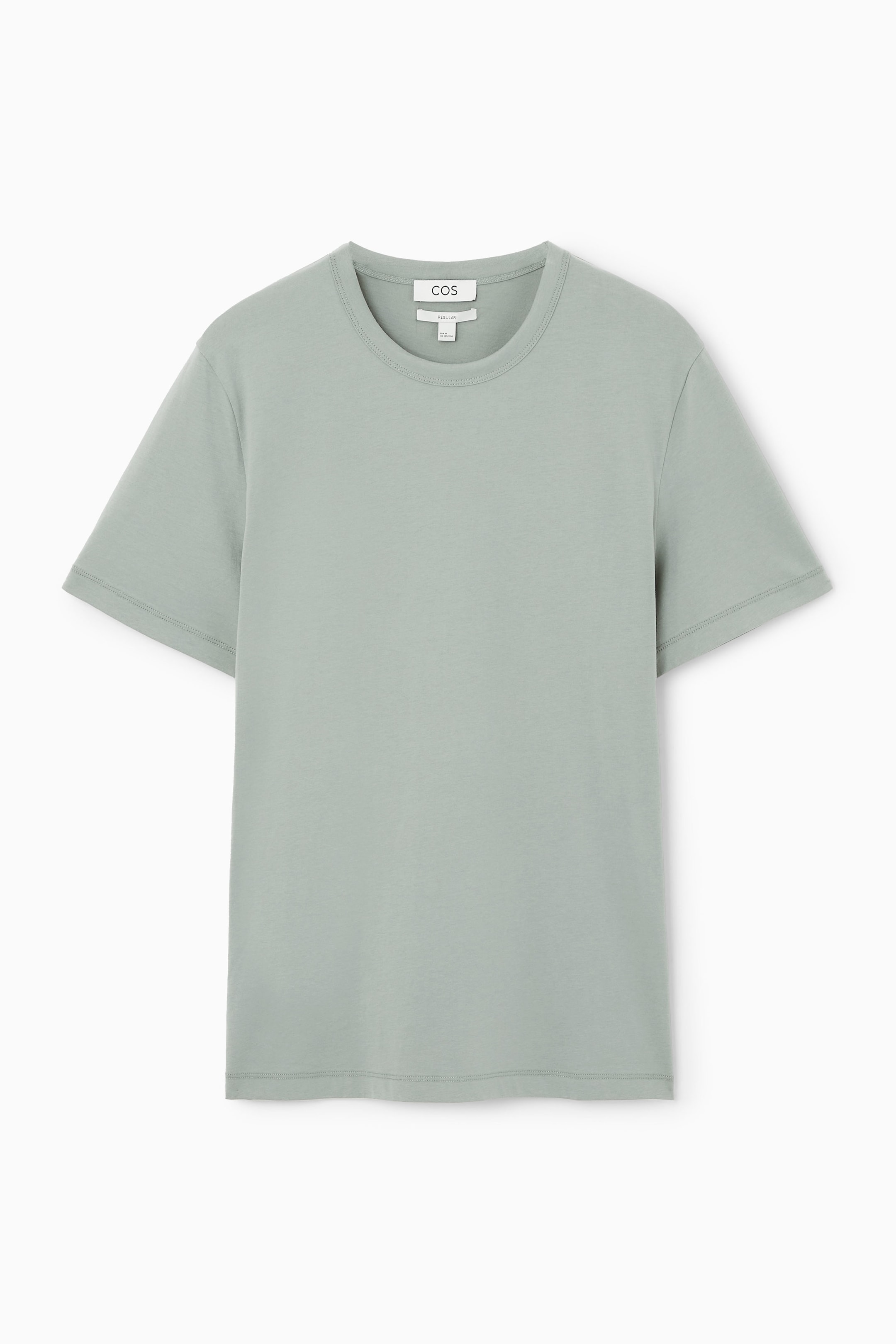 REGULAR LIGHTWEIGHT BRUSHED-COTTON T-SHIRT