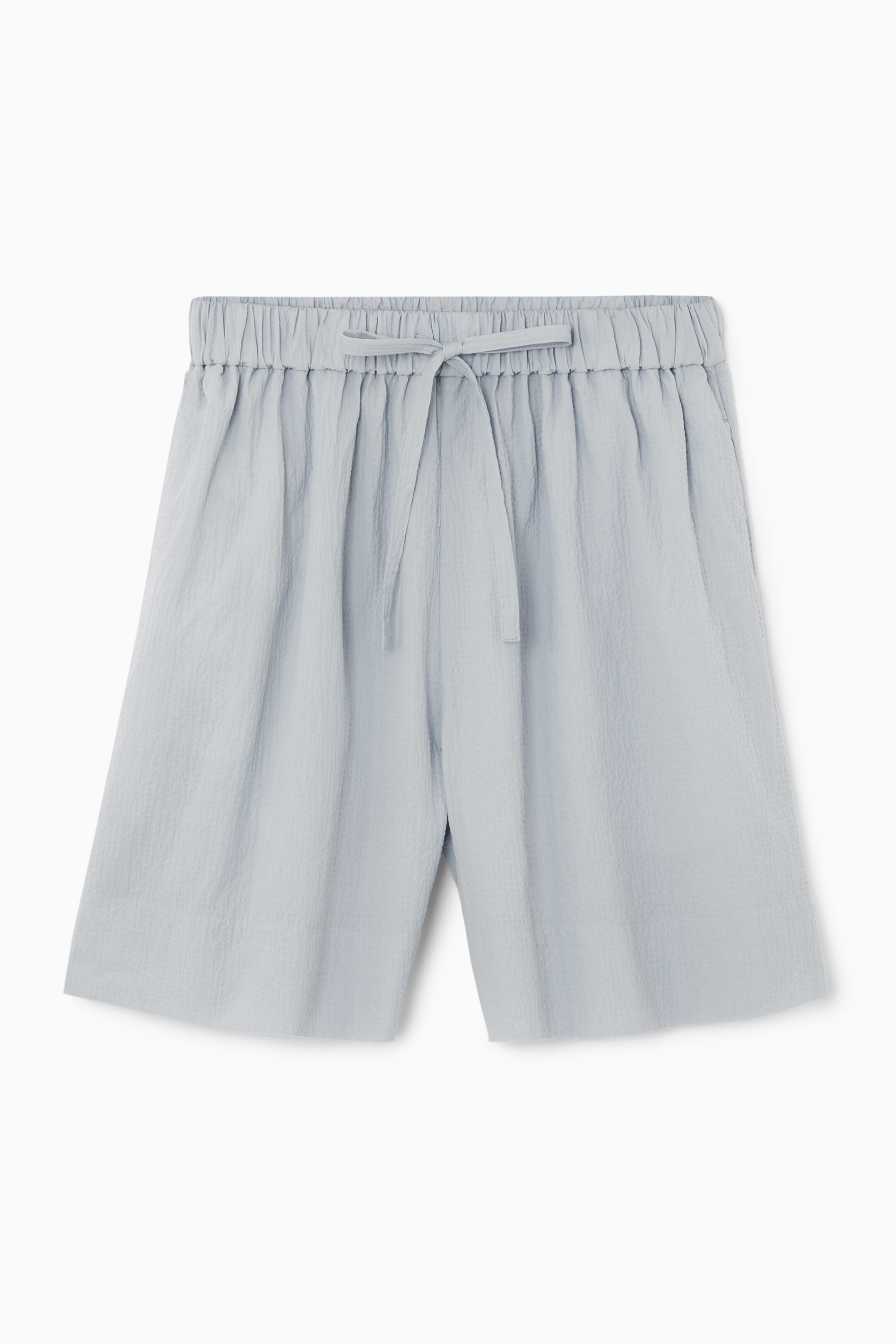 SEERSUCKER DRAWSTRING SHORTS