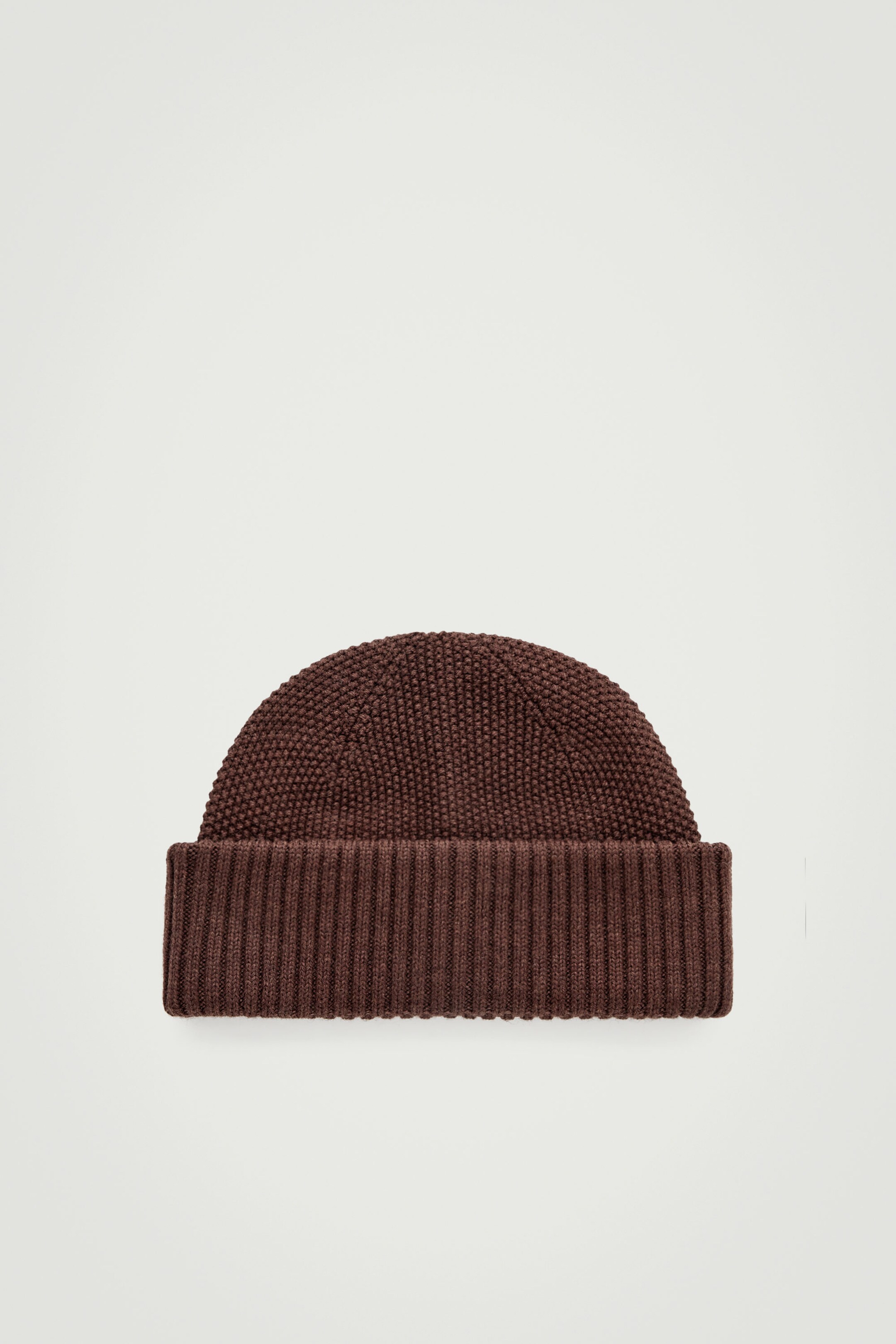 TEXTURED WOOL BEANIE