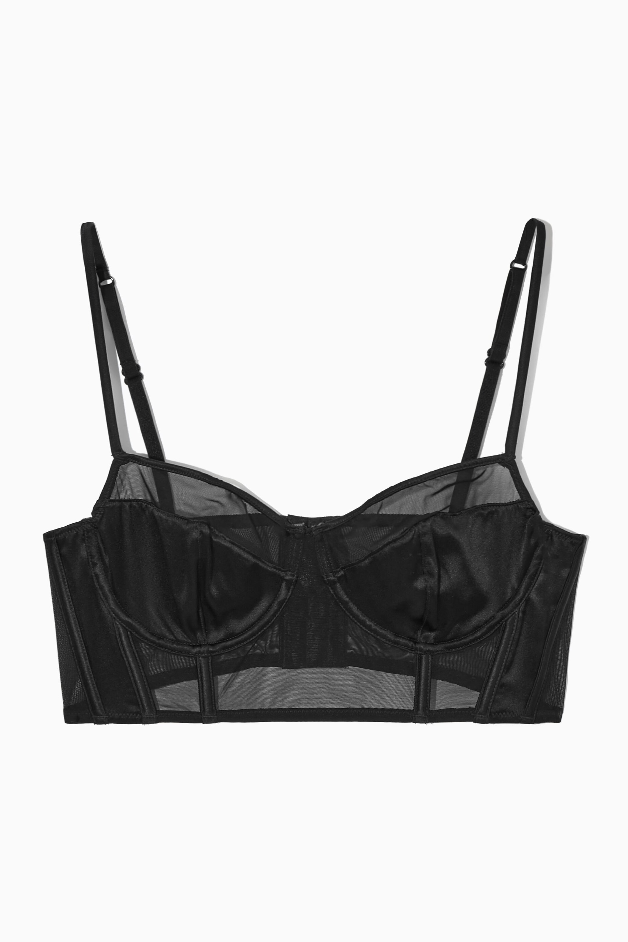 BUSTIER AUS MESH