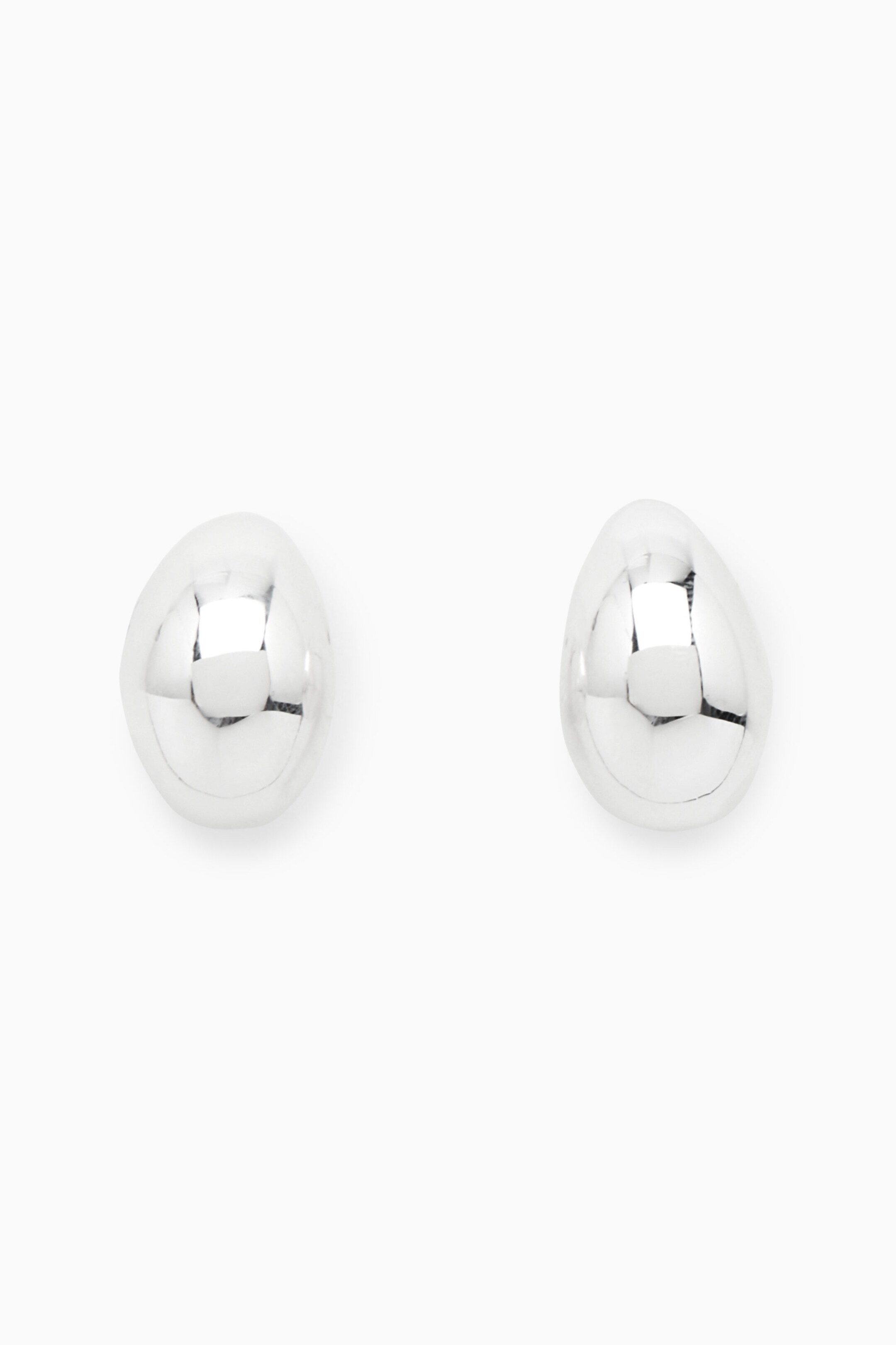 CURVED DOMED EARRINGS