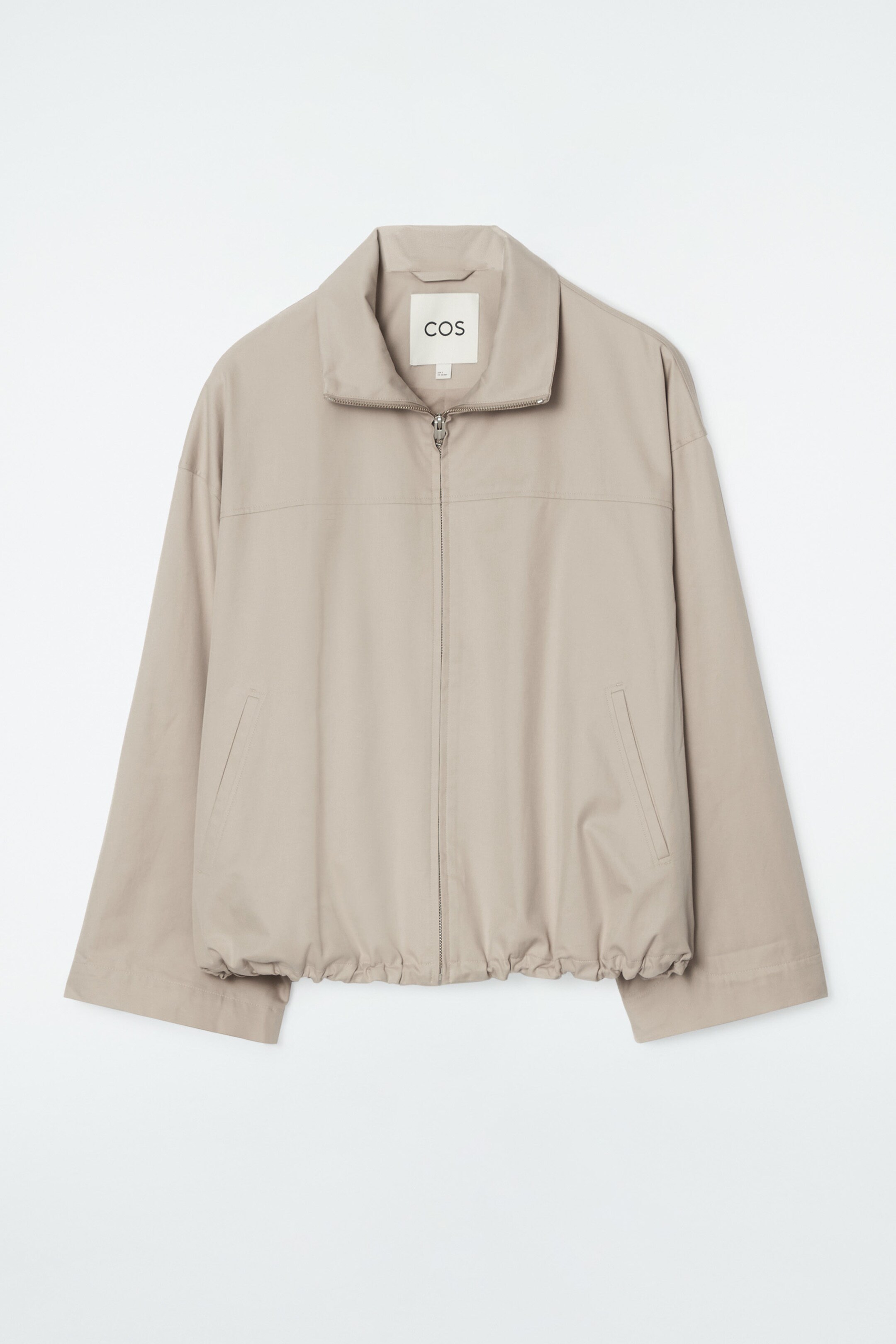 BUBBLE-HEM COTTON JACKET