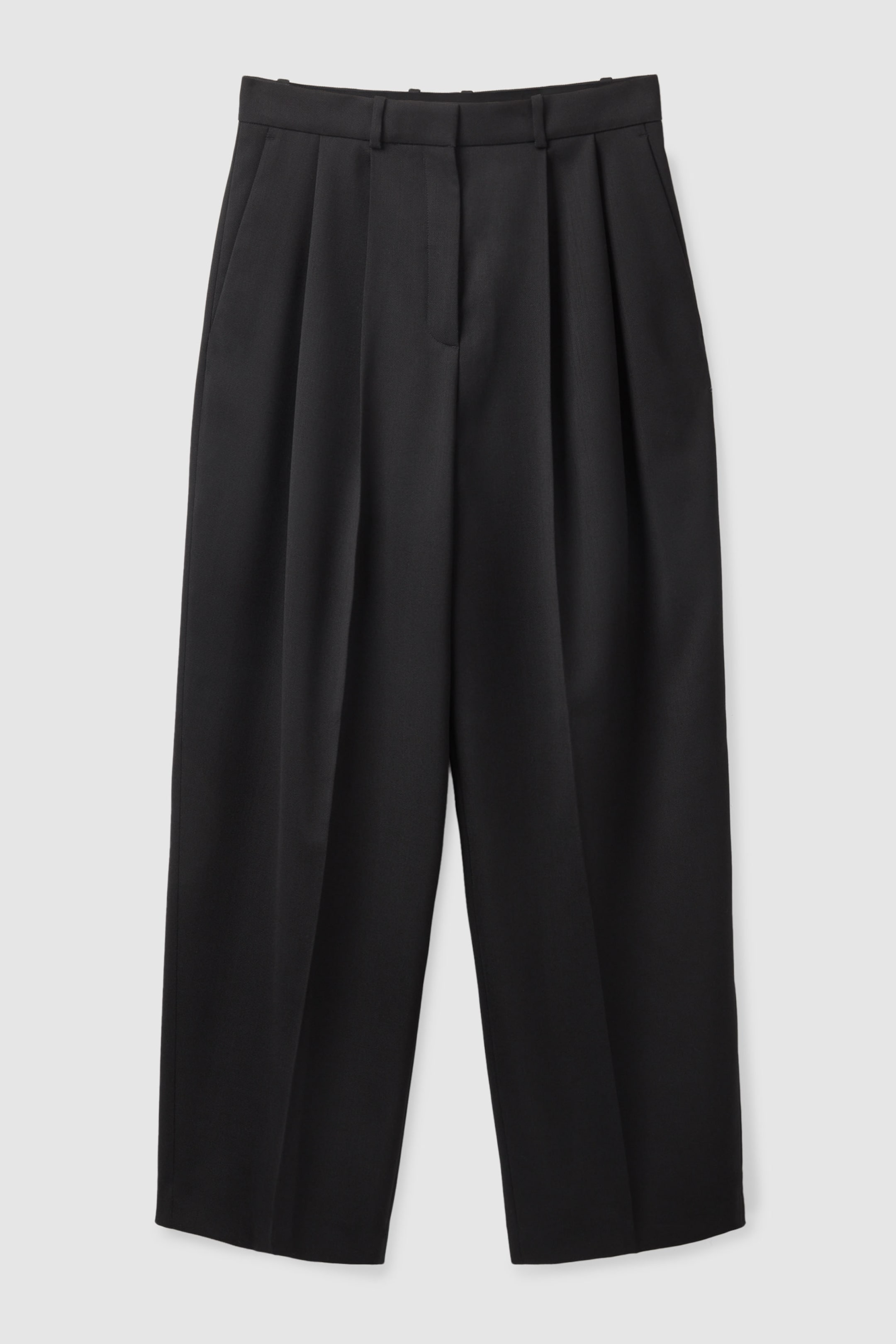 PLEATED WIDELEG TROUSERS