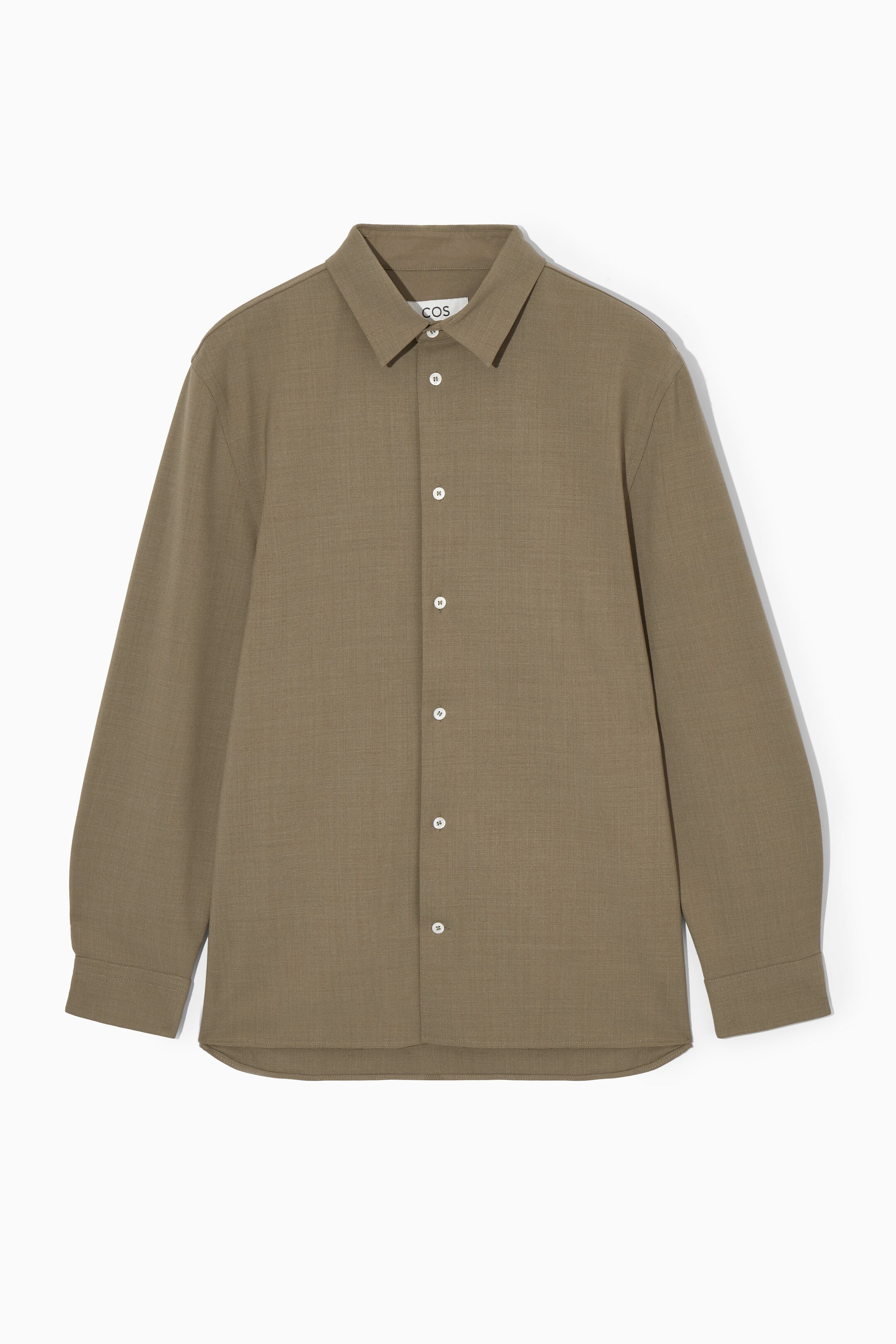 RELAXED WOOL-BLEND SHIRT