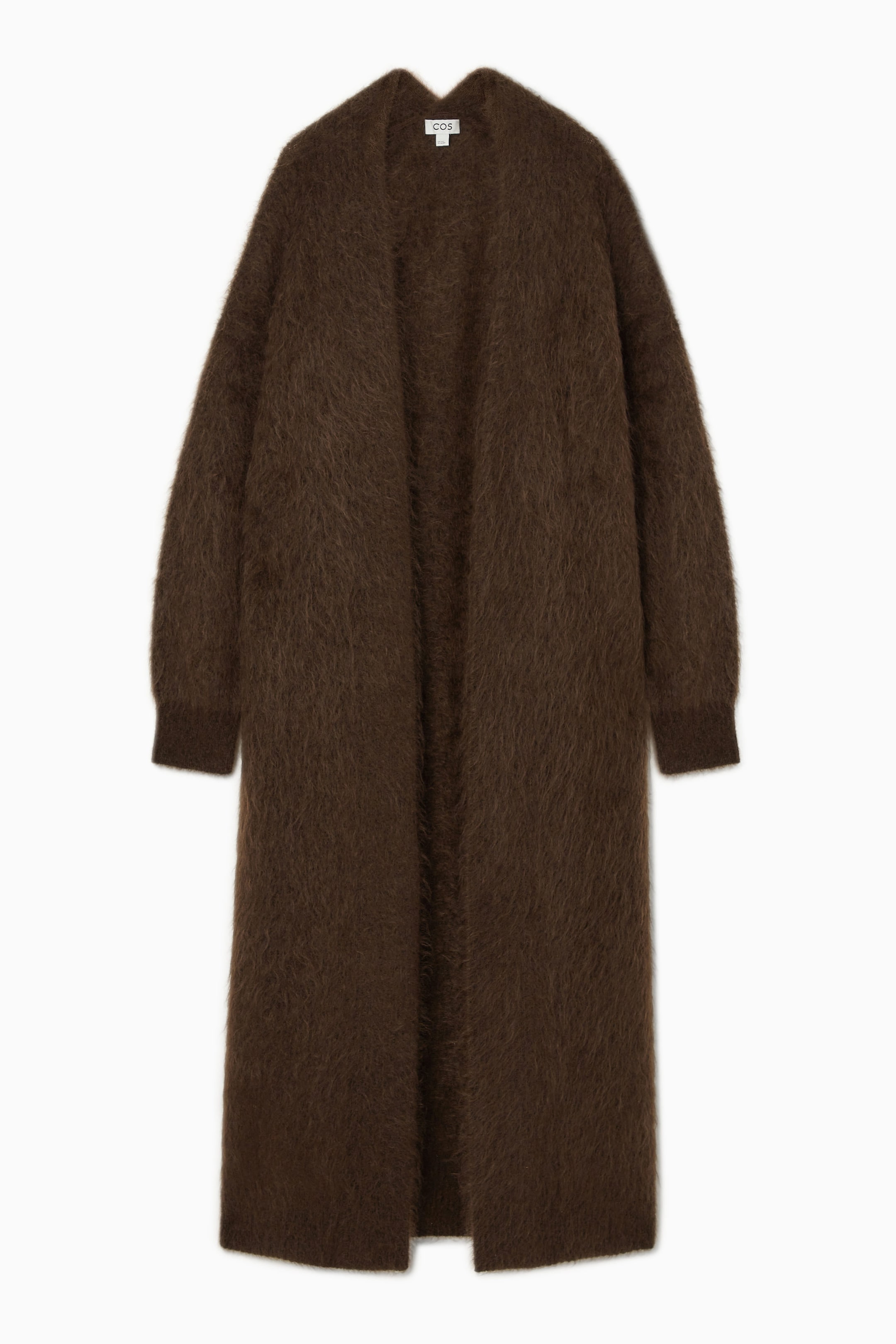 MOHAIR-BLEND MAXI CARDIGAN