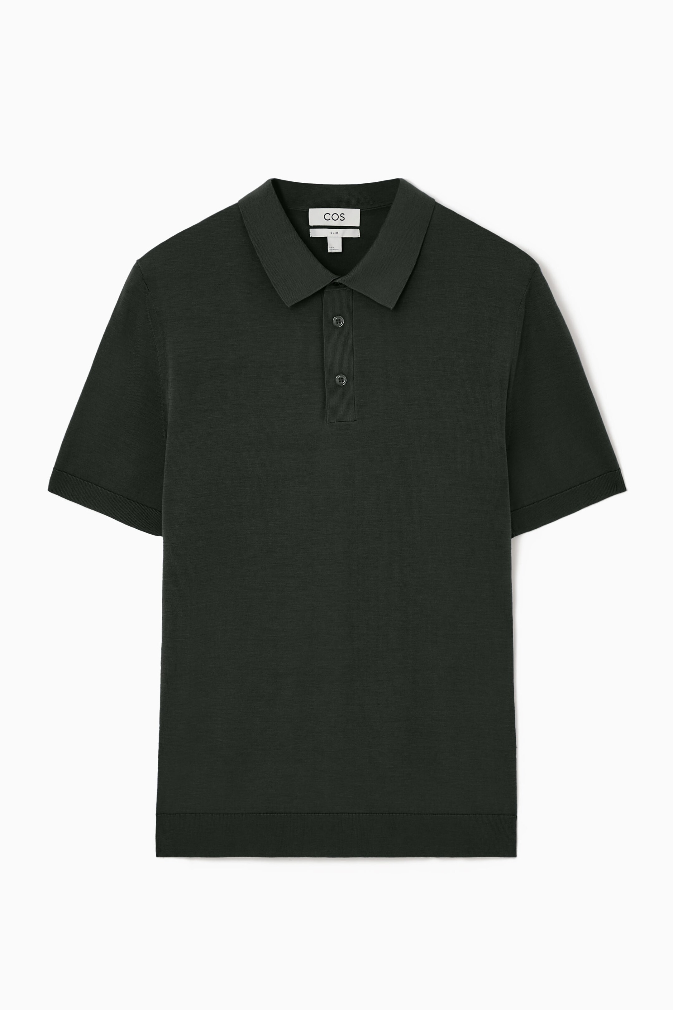 SCHMAL GESCHNITTENES POLOSHIRT AUS SEIDENSTRICK