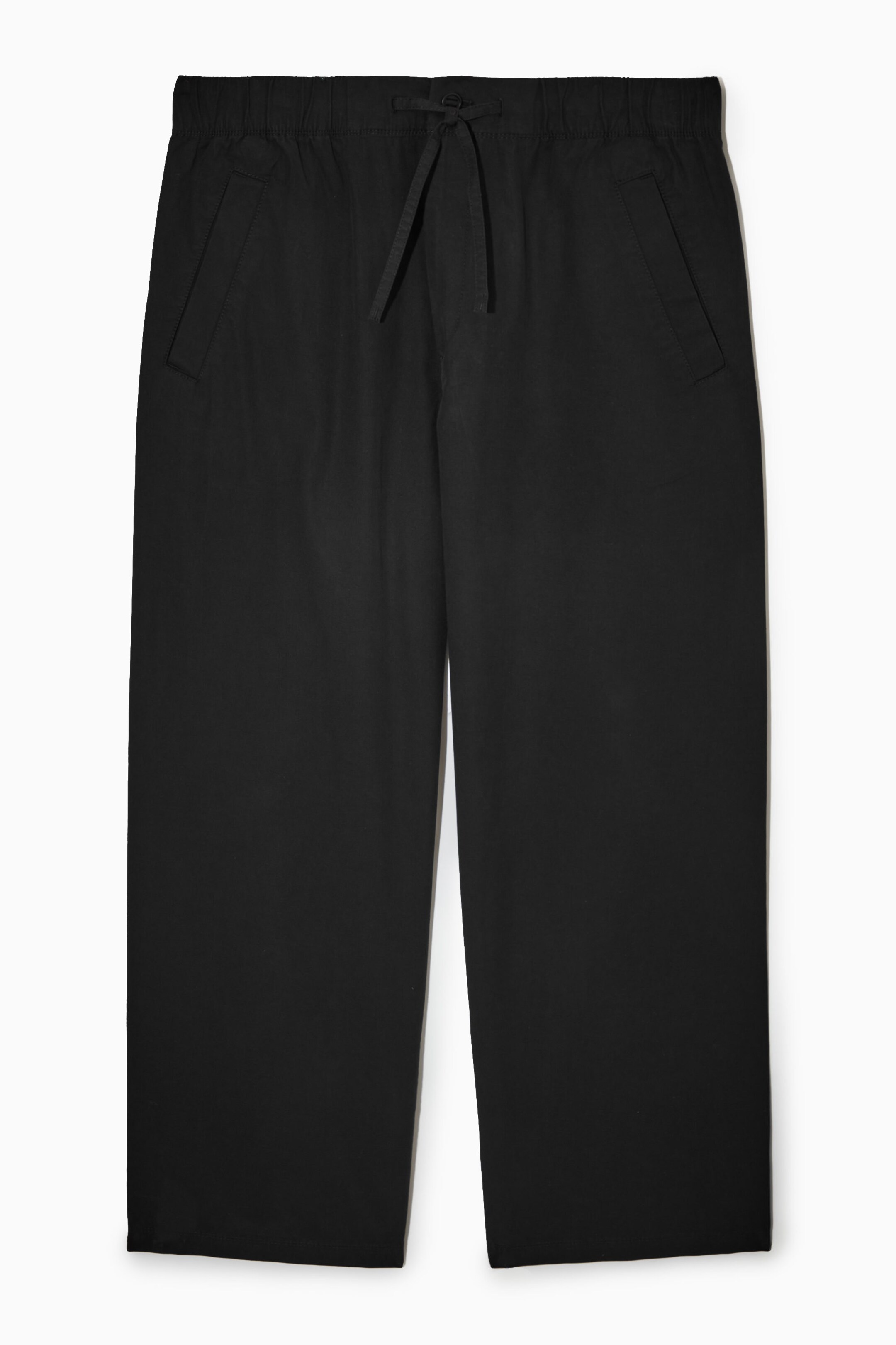 WIDE-LEG DRAWSTRING TROUSERS