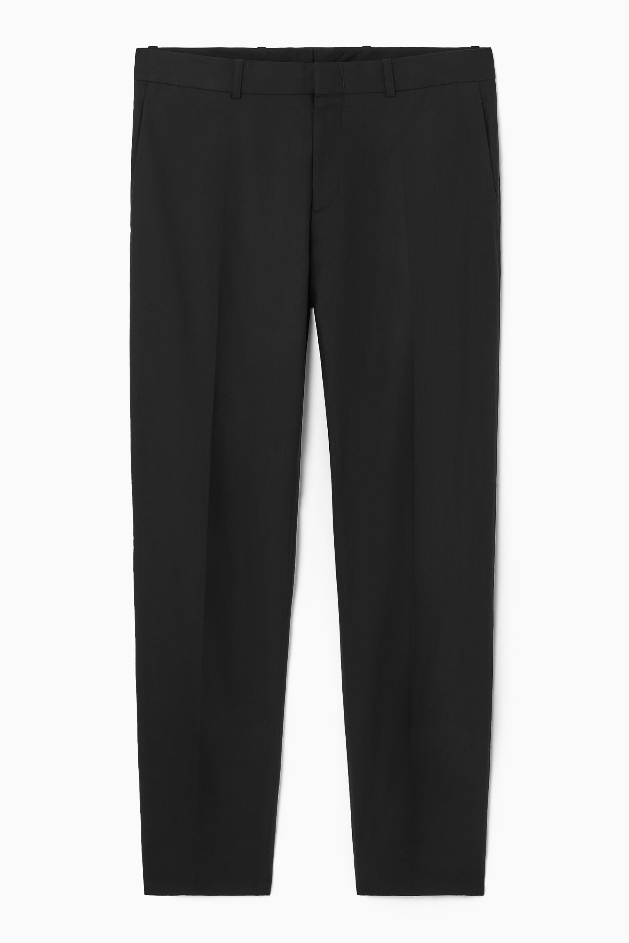 PANTALON DE COSTUME REGULAR DROIT EN SERGÉ