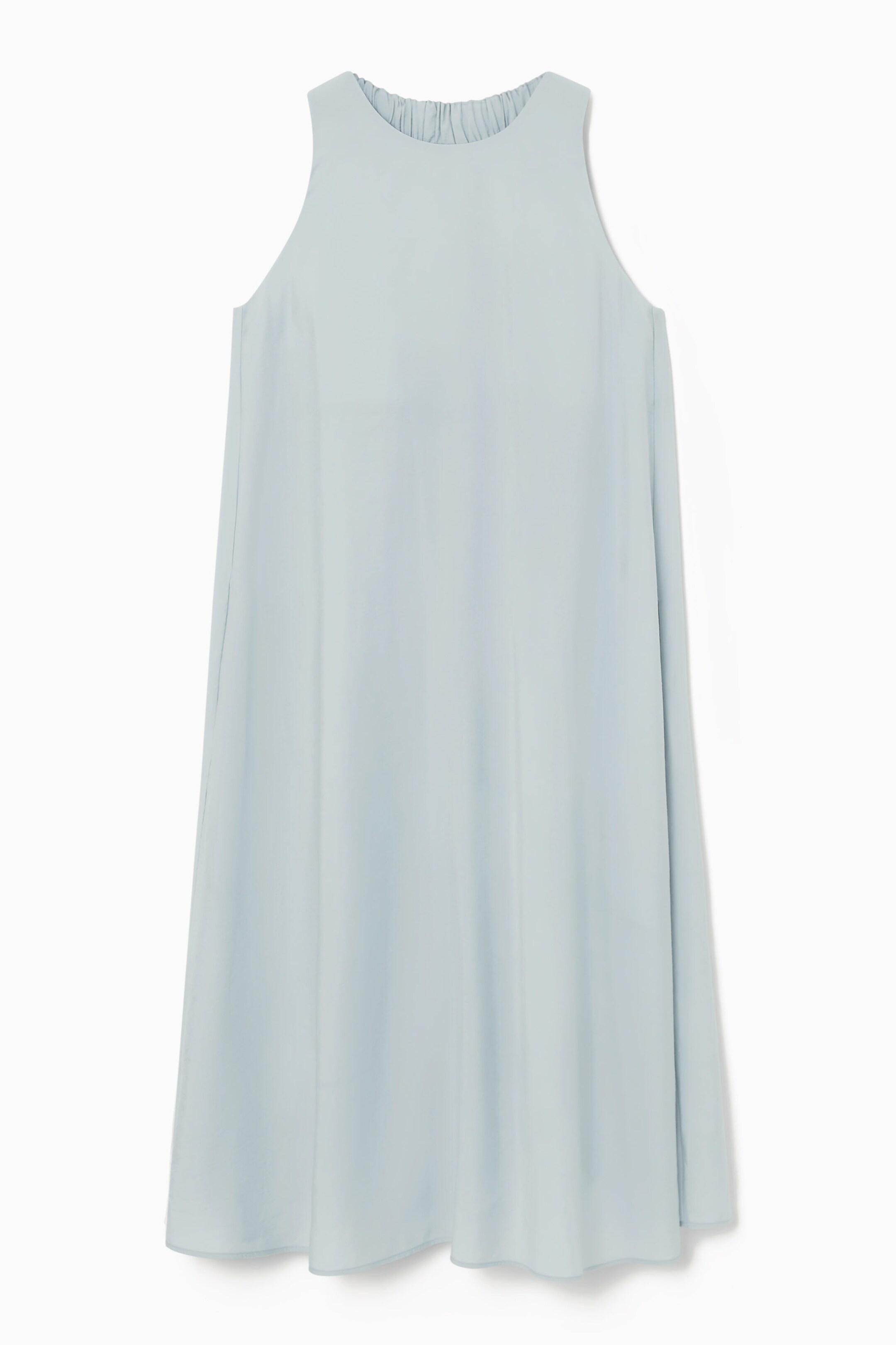 RACER-NECK MIDI DRESS