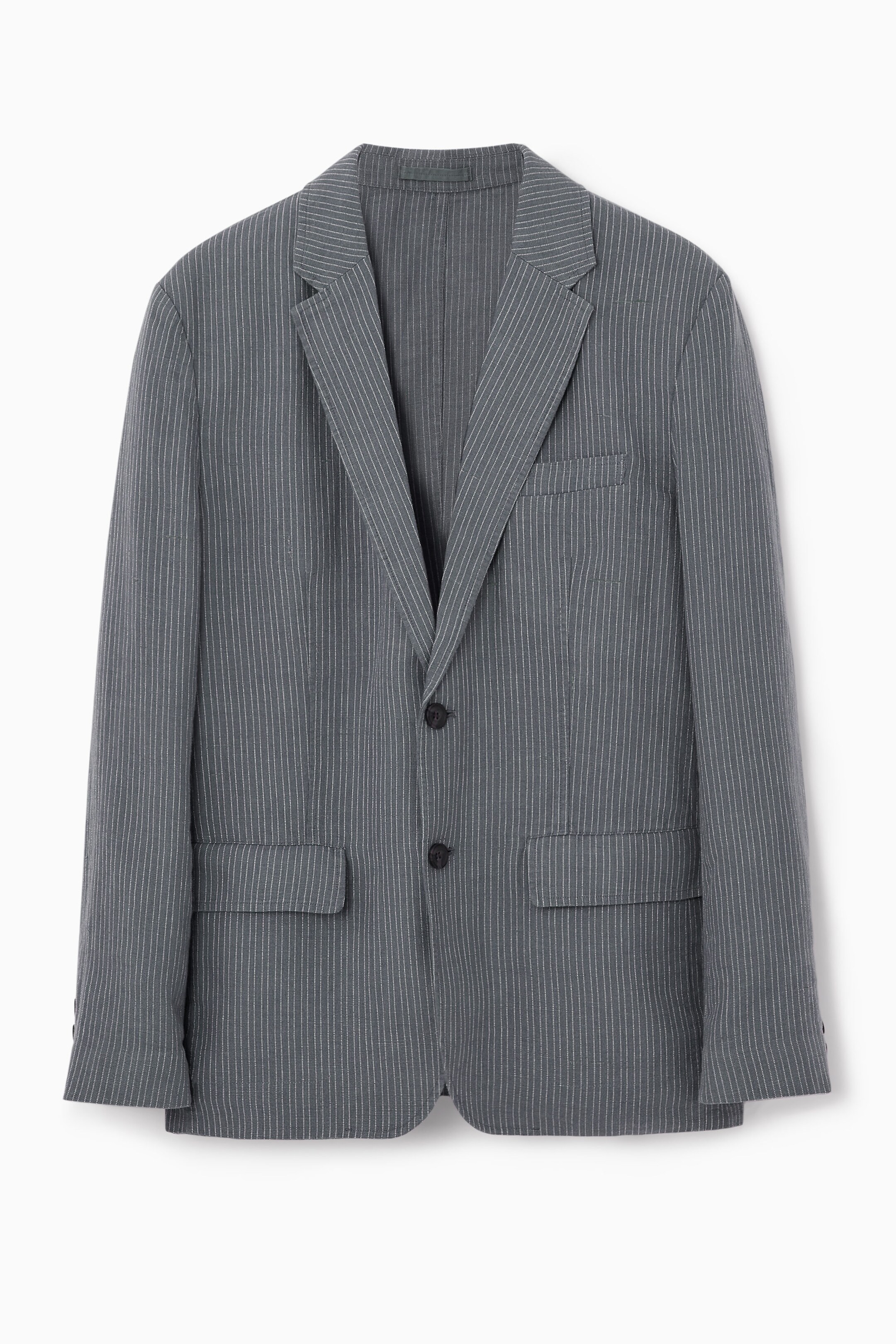 UNSTRUKTURIERTER BLAZER AUS LEINEN