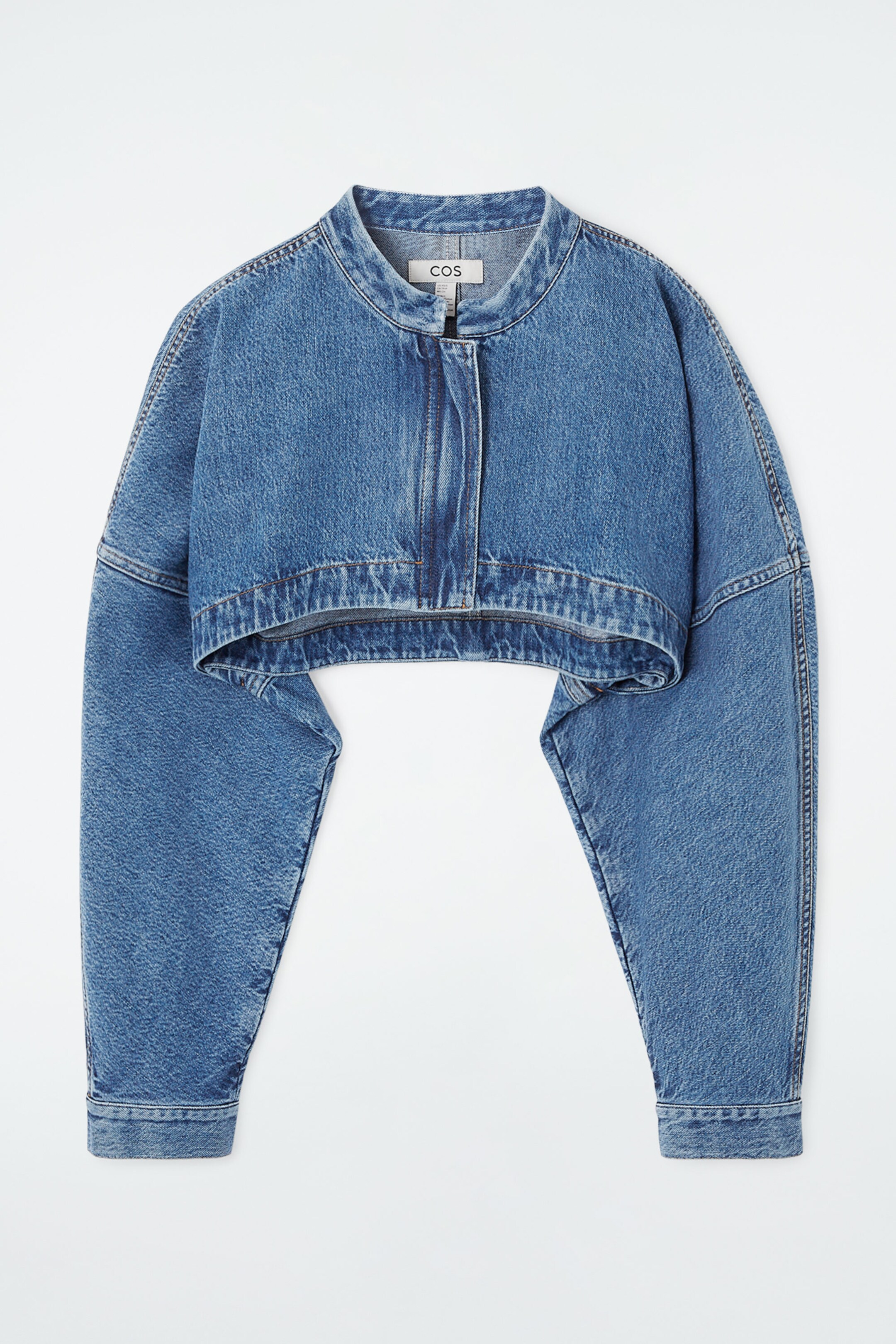 VESTE HYBRIDE COURTE EN DENIM