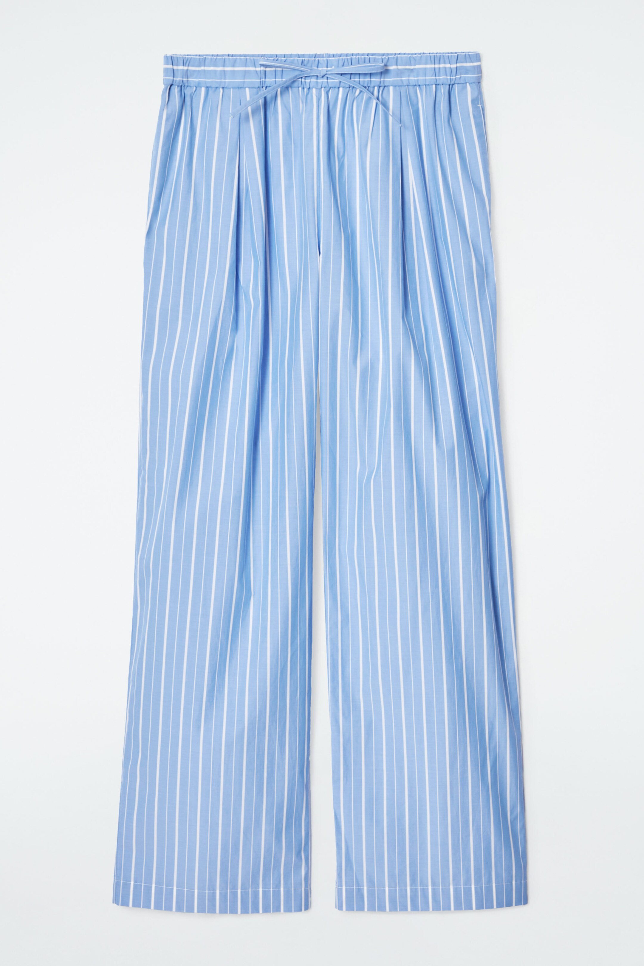 PINSTRIPED COTTON PYJAMA TROUSERS