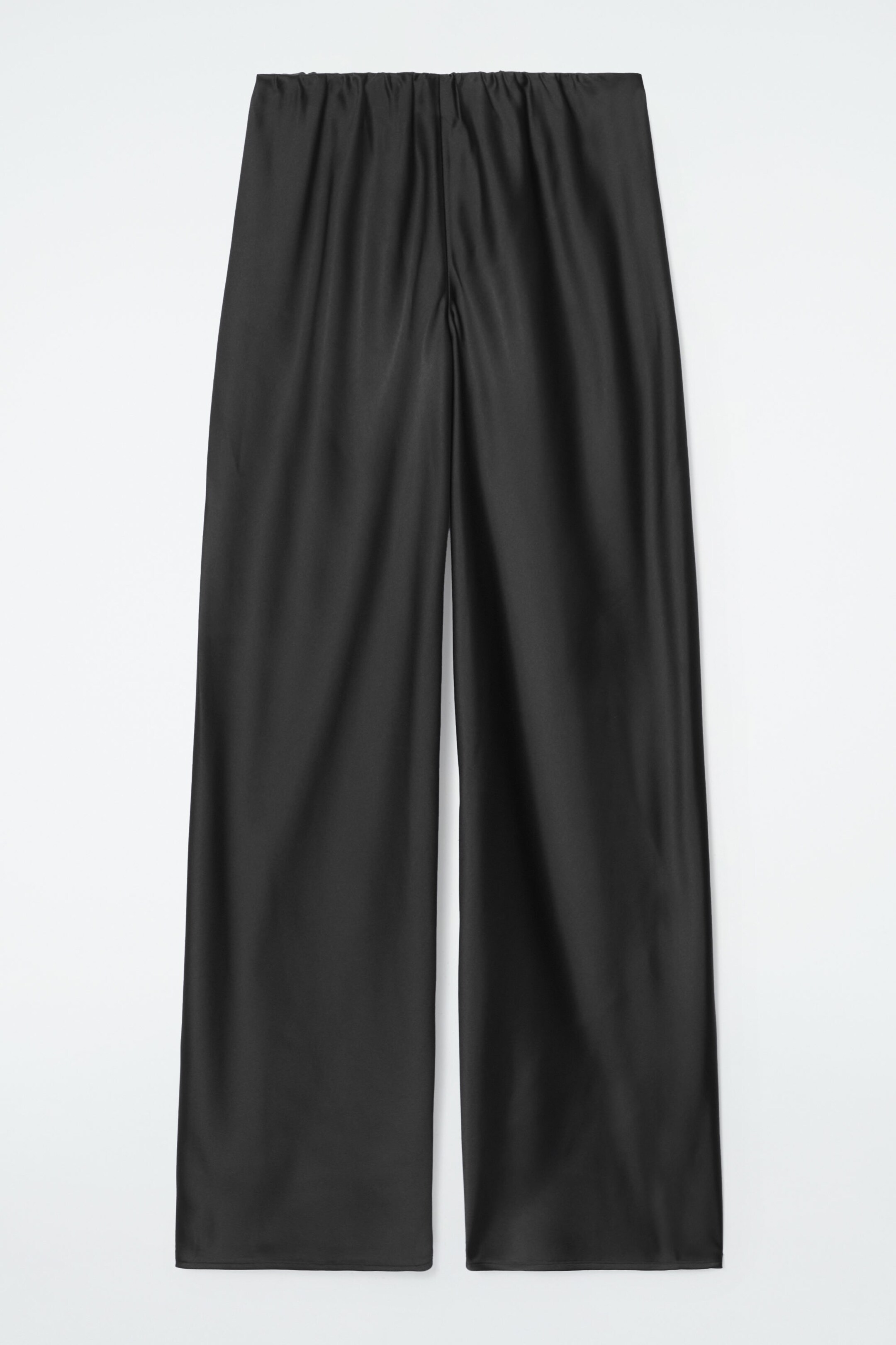 PANTALON SATINÉ TAILLE ÉLASTIQUÉE