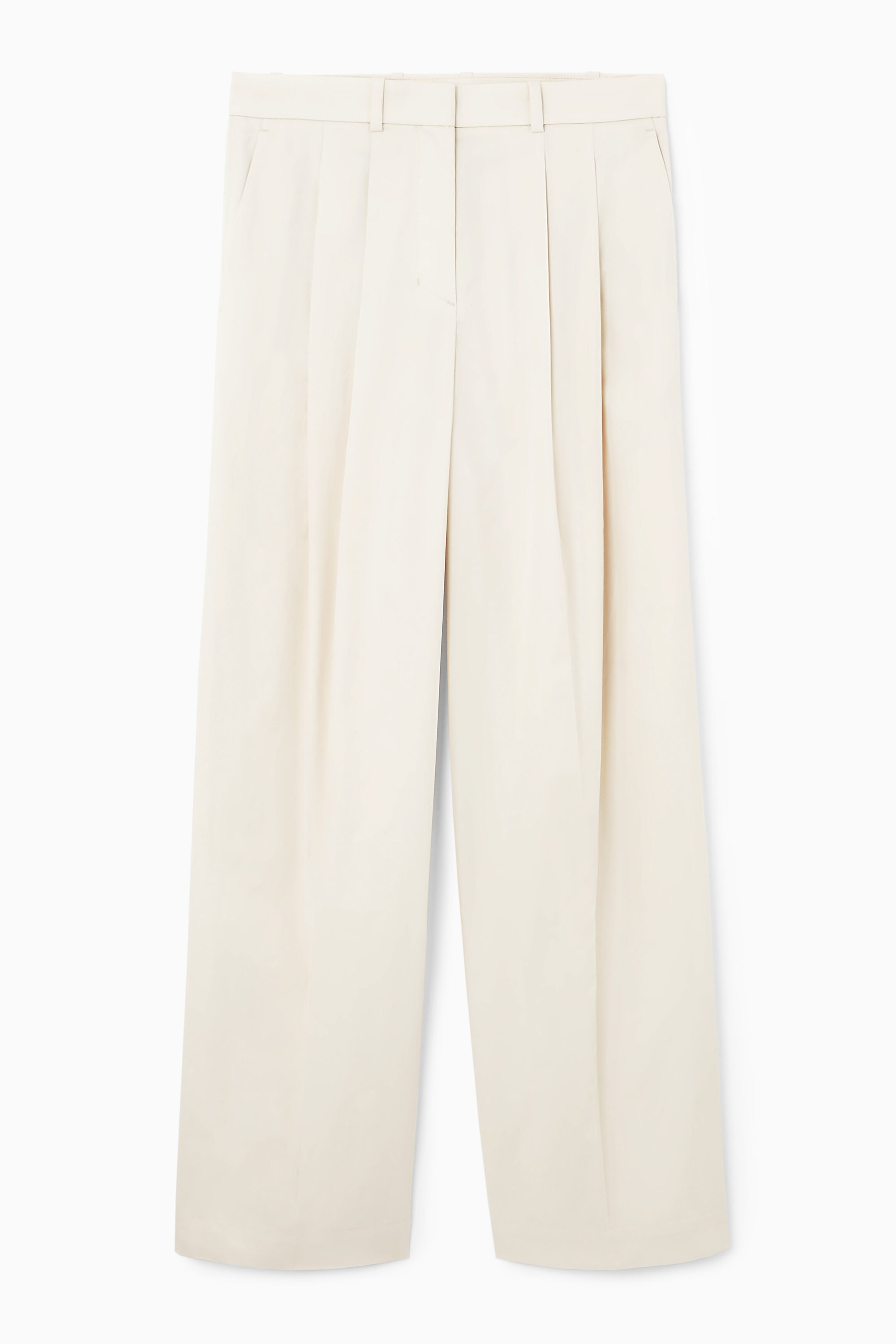 RELAXED TAILORED WIDE-LEG PANTS