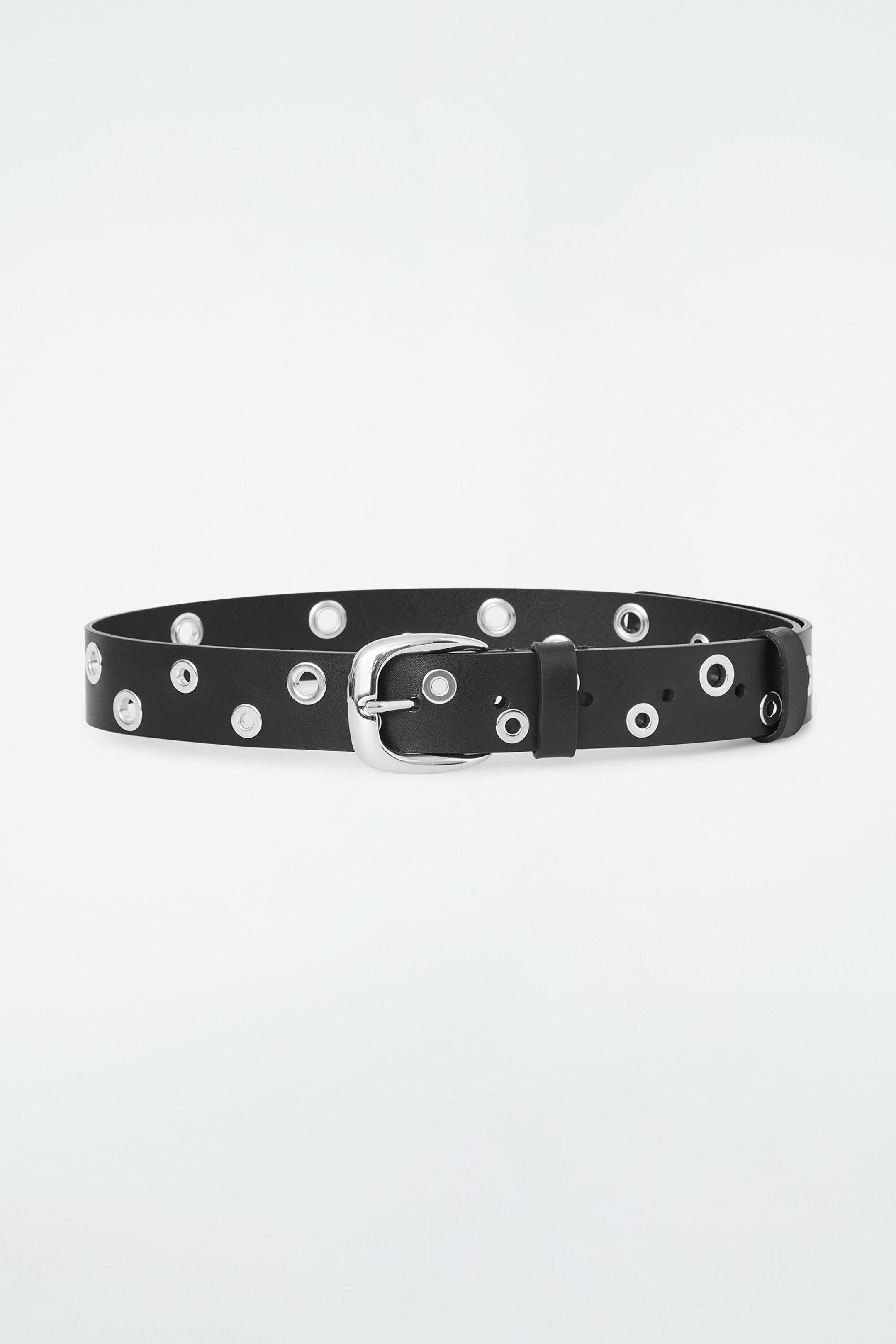 LEATHER EYELET BELT