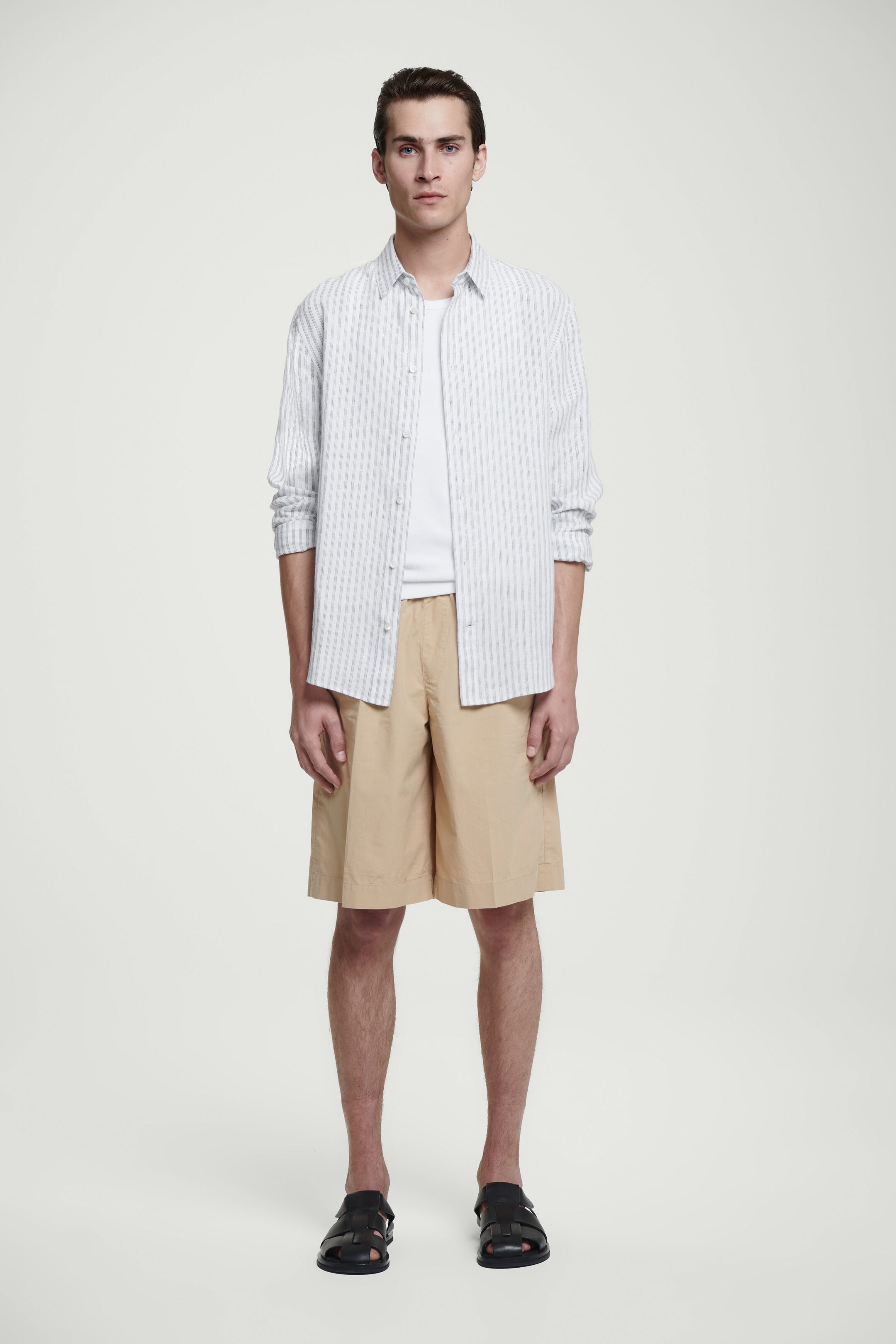 ELASTICATED COTTON SHORTS