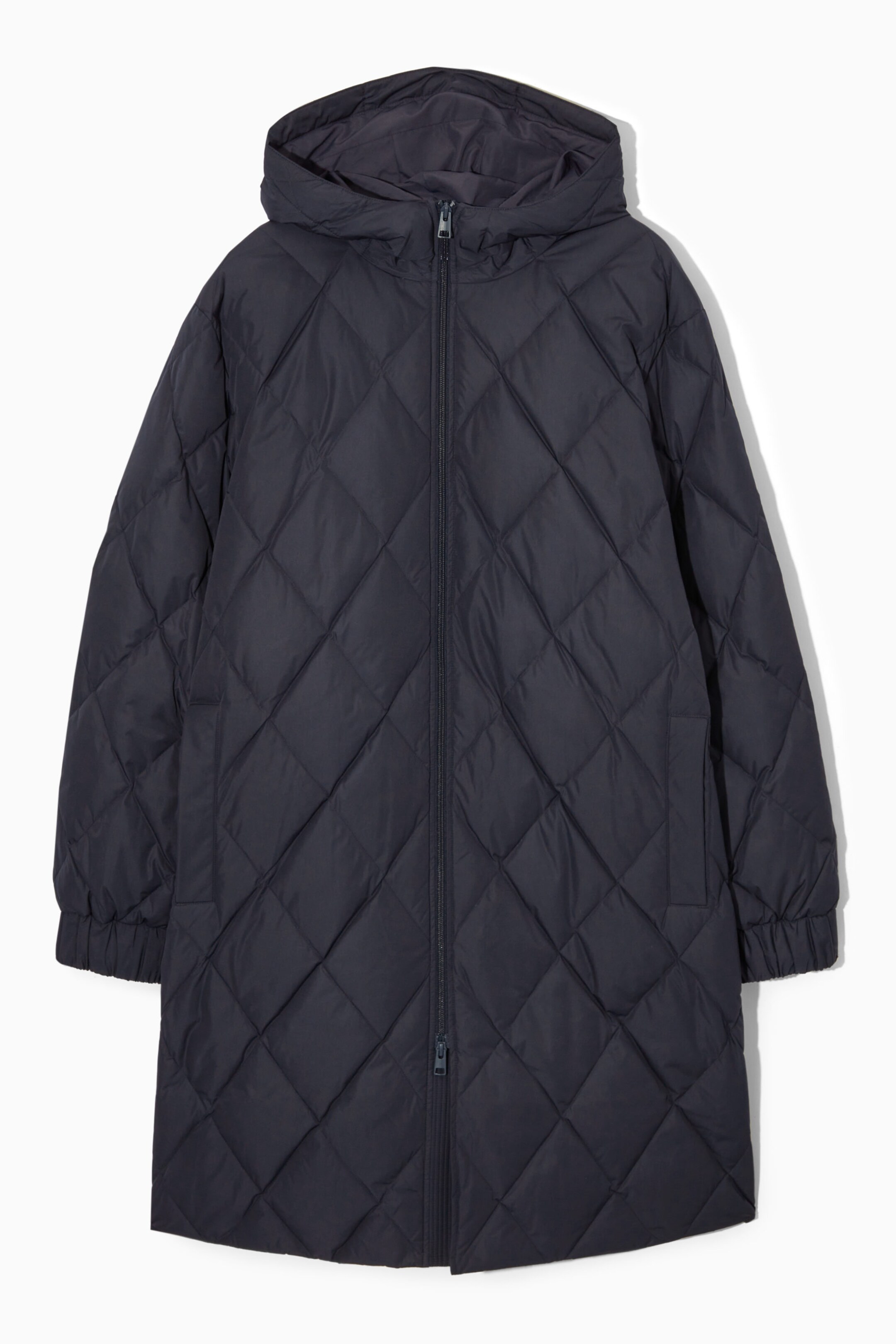 DIAMOND-QUILTED PADDED PARKA