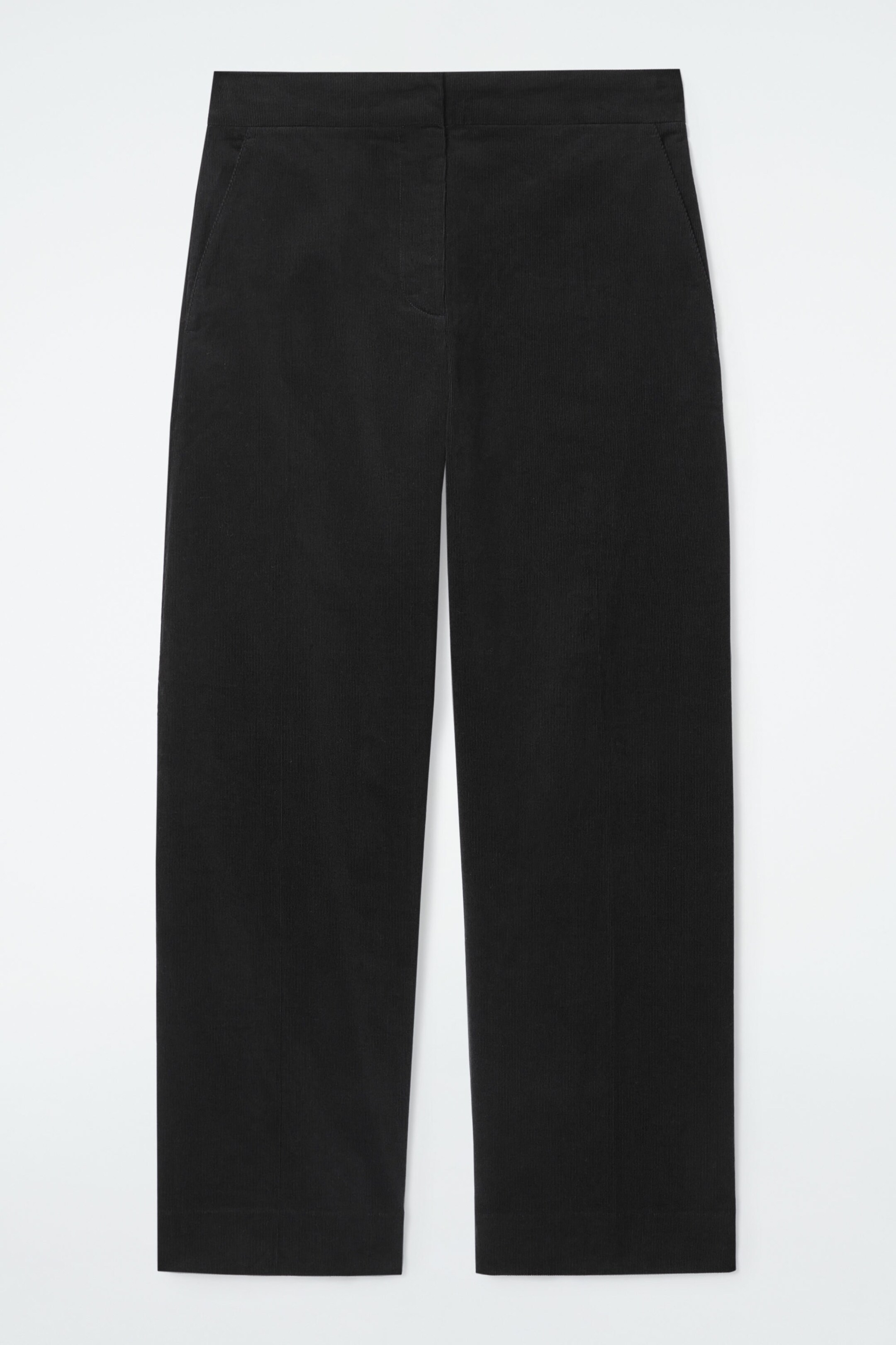 CROPPED CORDUROY TROUSERS