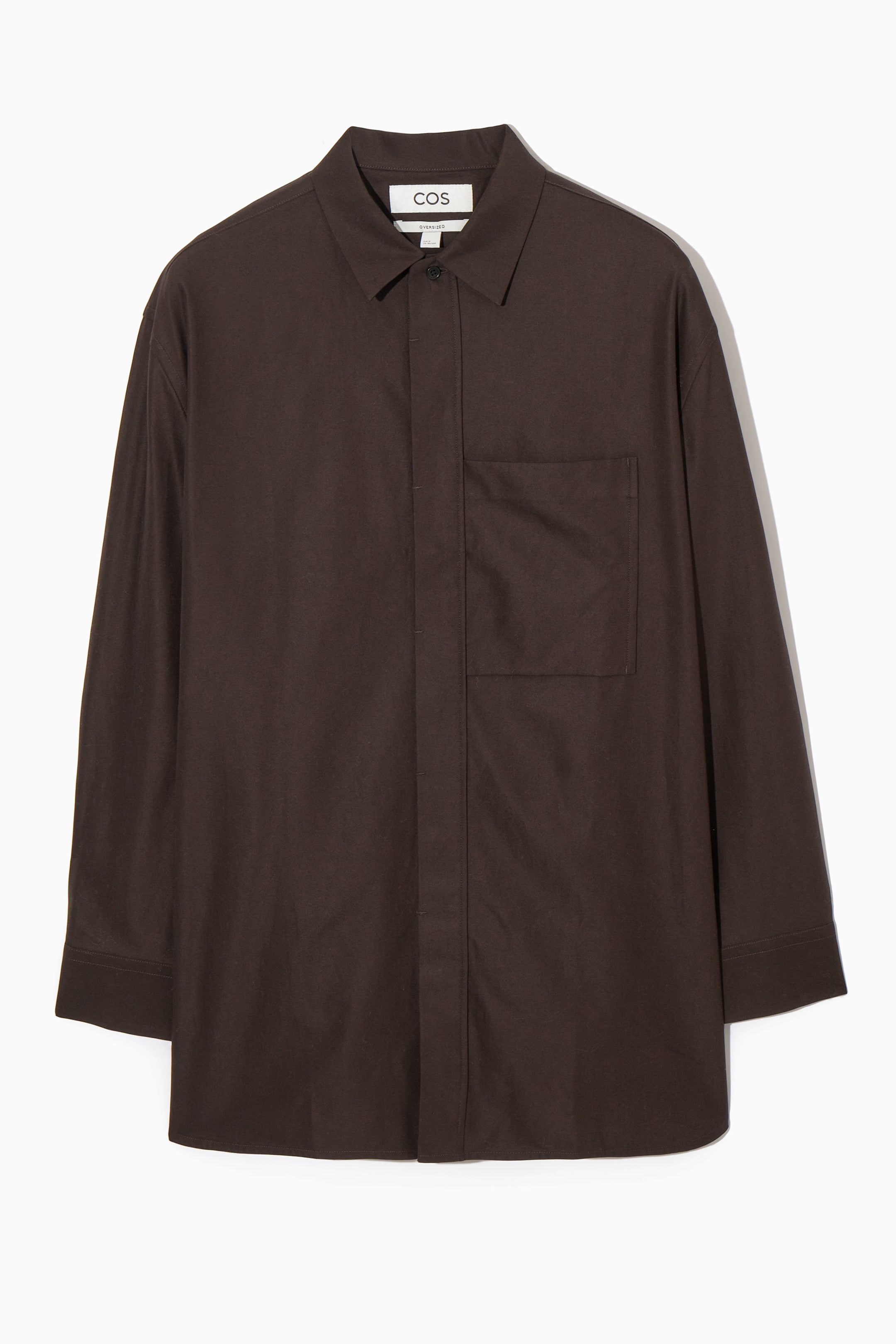 OVERSIZED COTTON-TWILL SHIRT