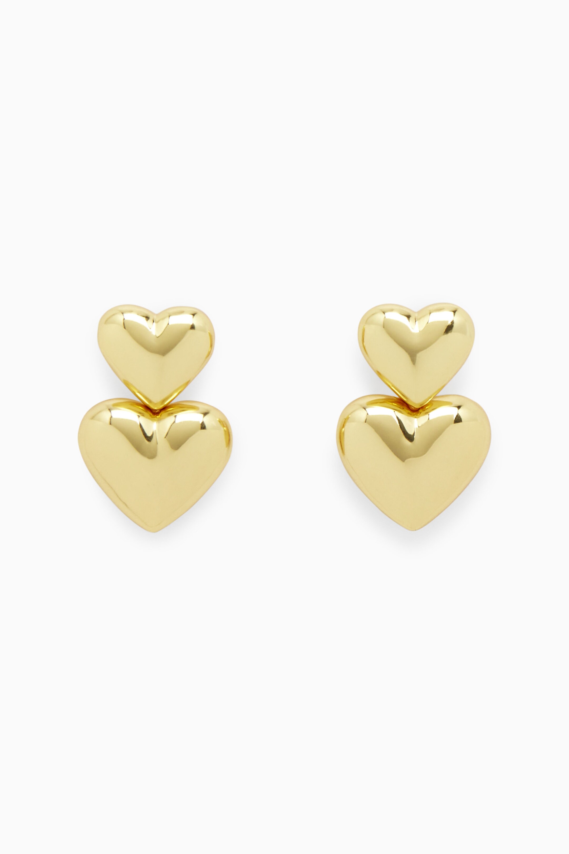 CONVERTIBLE HEART DROP EARRINGS