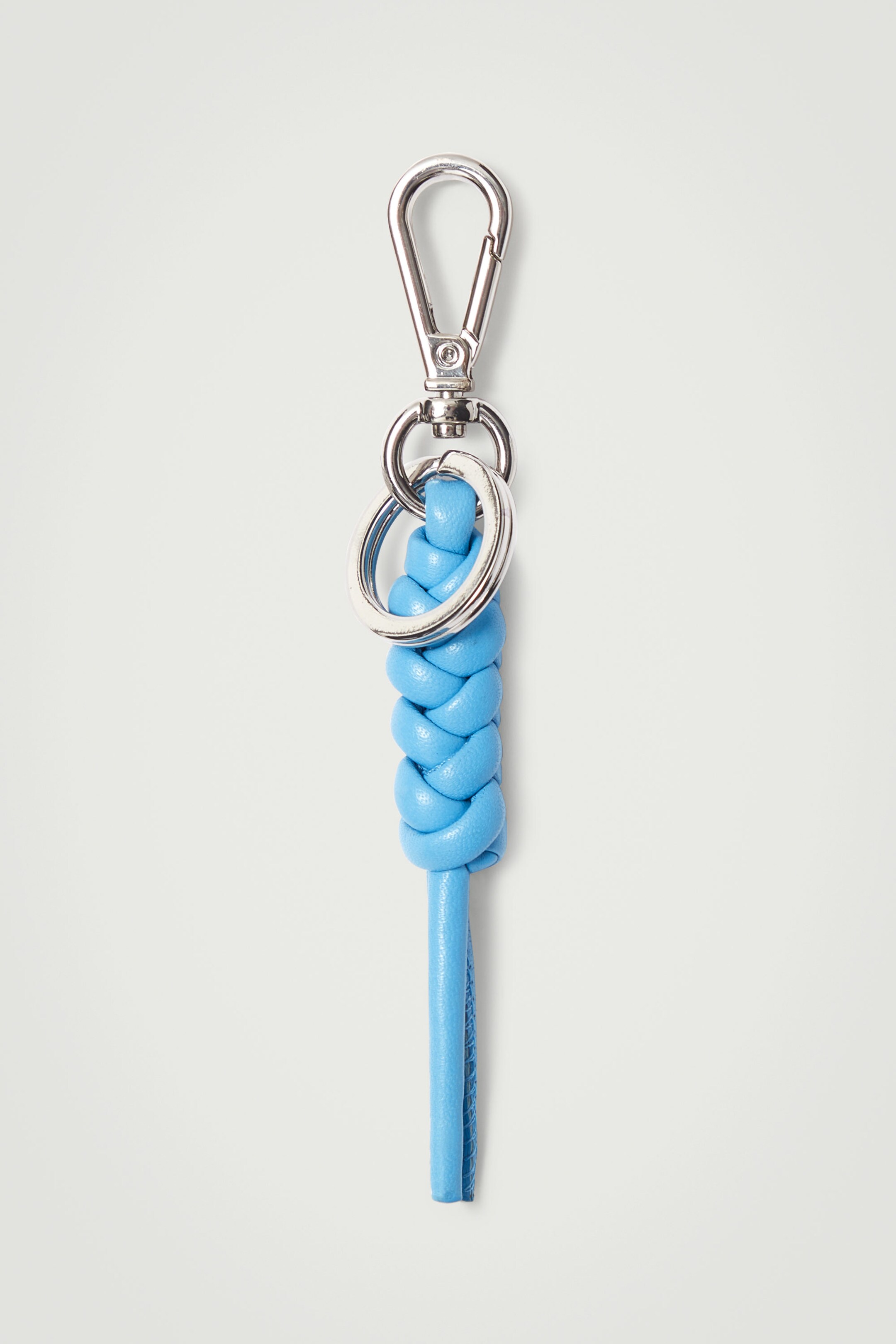 KNOTTED LEATHER KEYRING