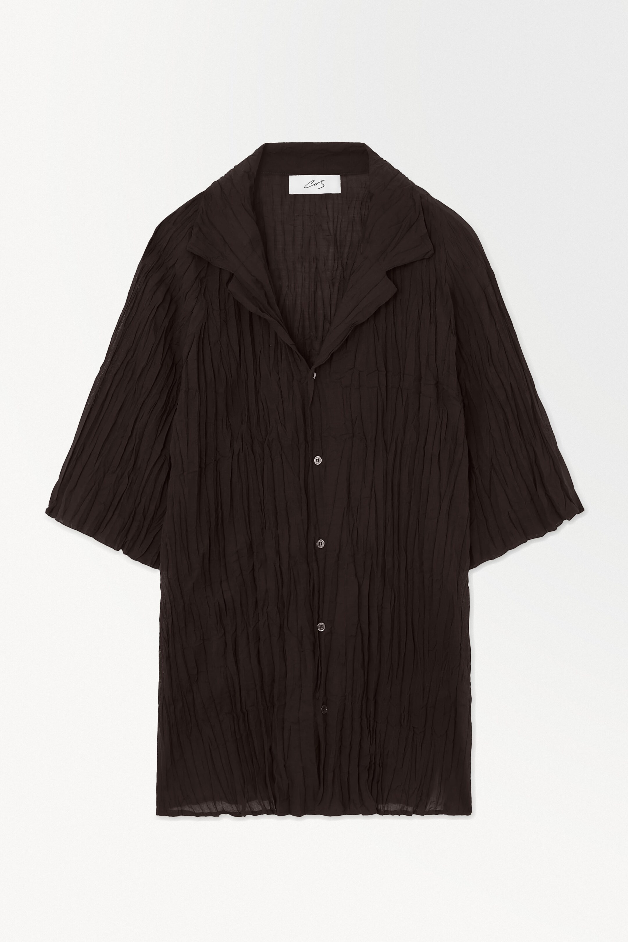 THE CRINKLED WOOL RESORT SHIRT