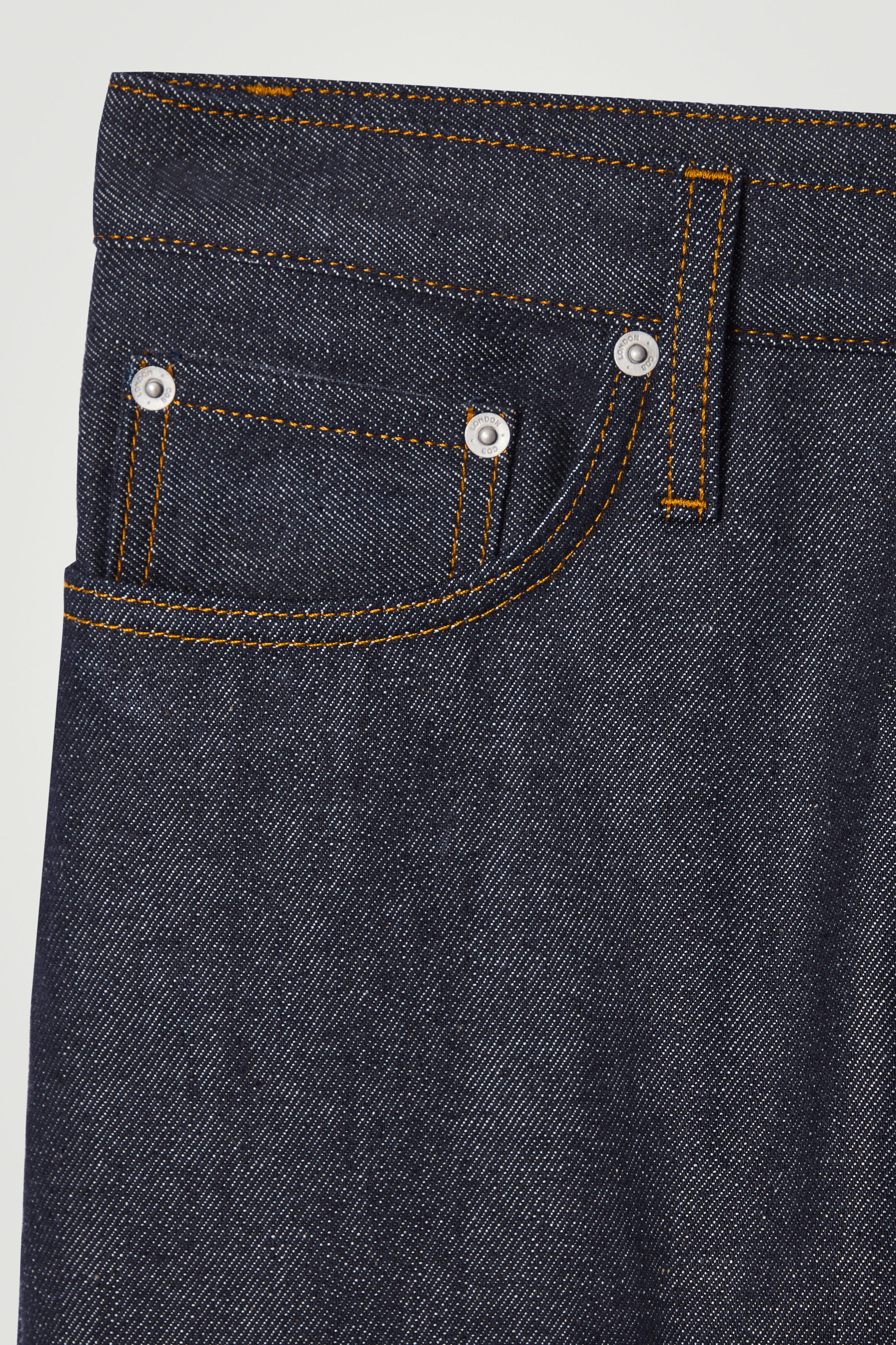 RIDER SELVEDGE-JEANS MIT WEITEM BEIN