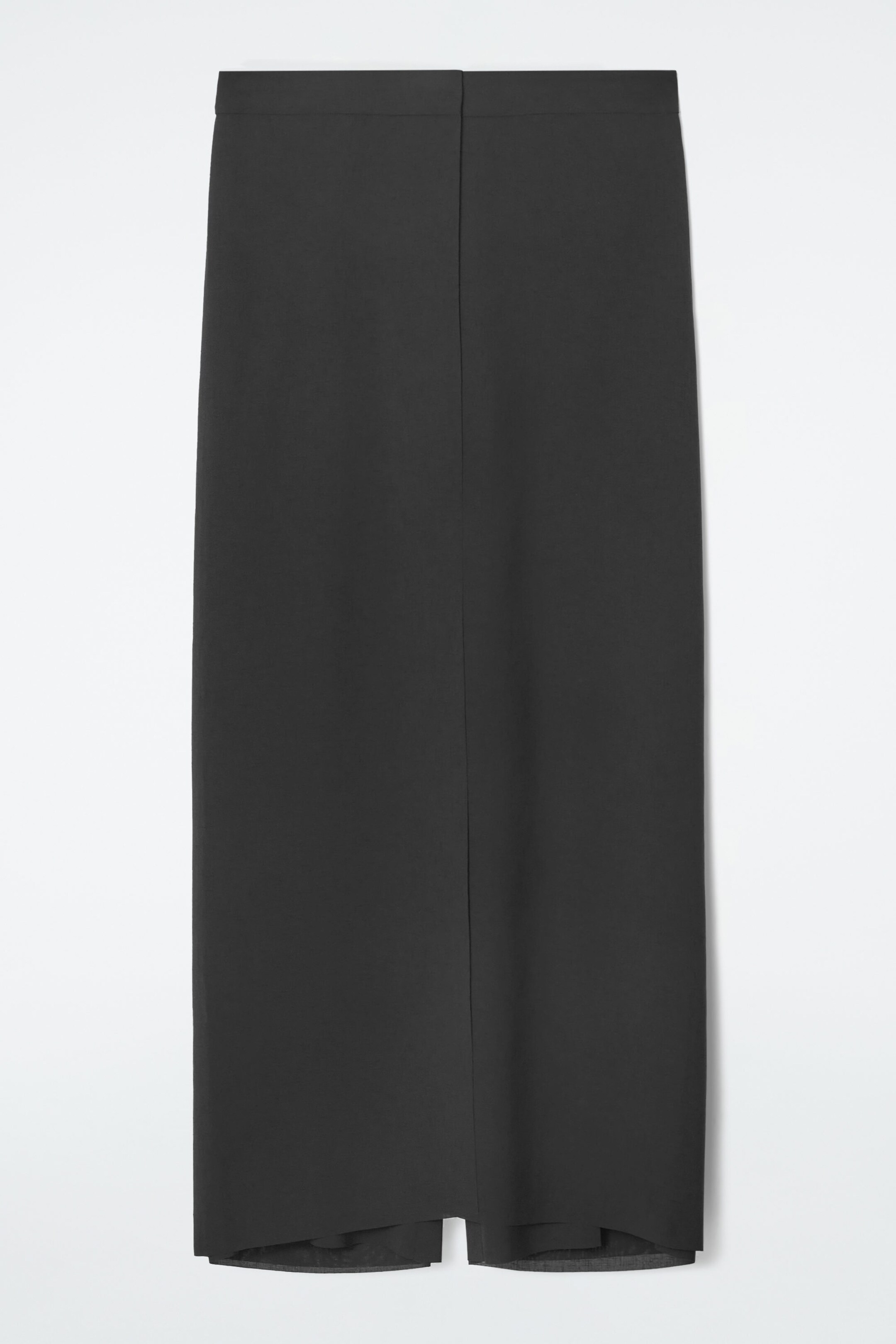 REGULAR WRAP-FRONT STRAIGHT-LEG TROUSERS