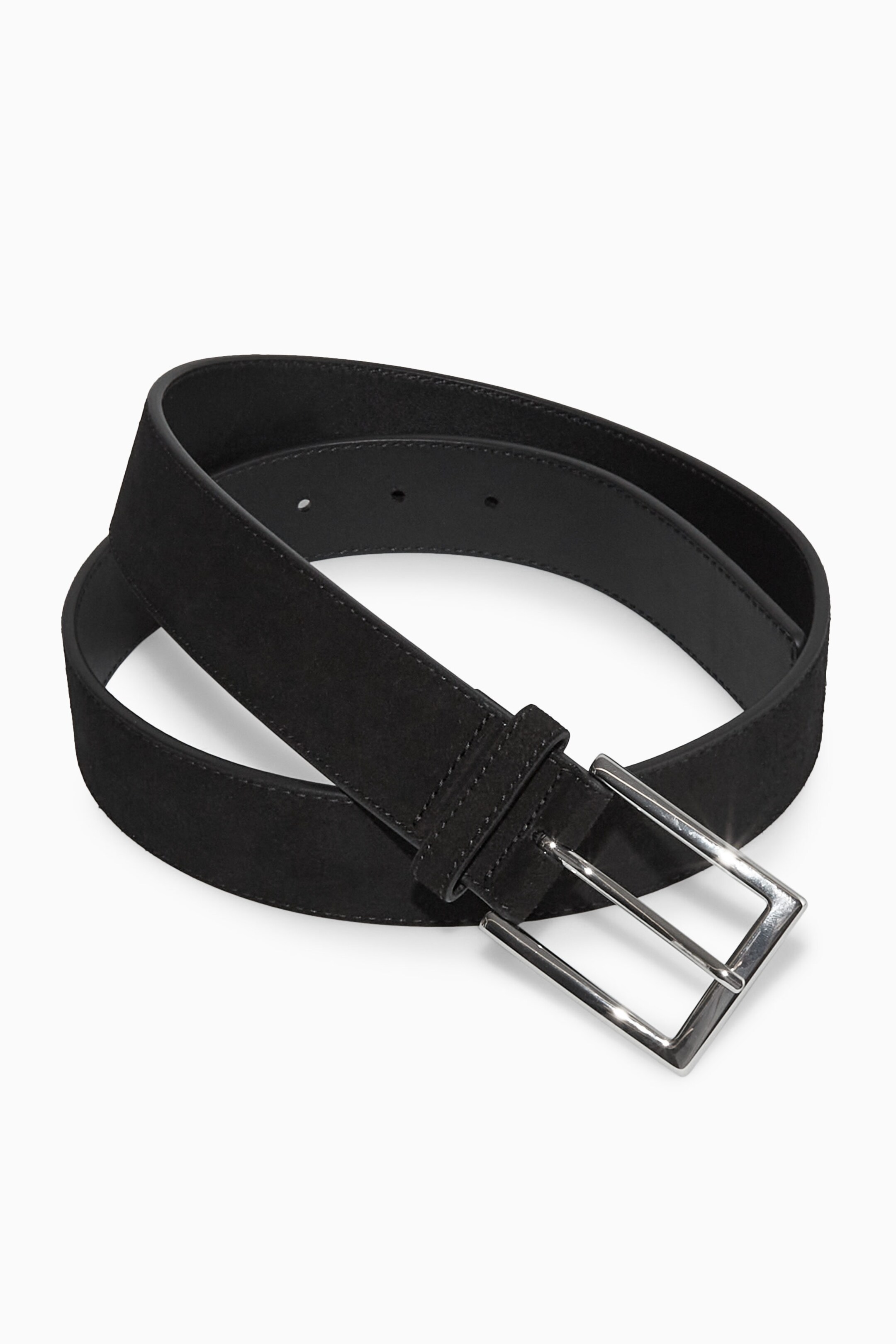 BUCKLED SUEDE BELT